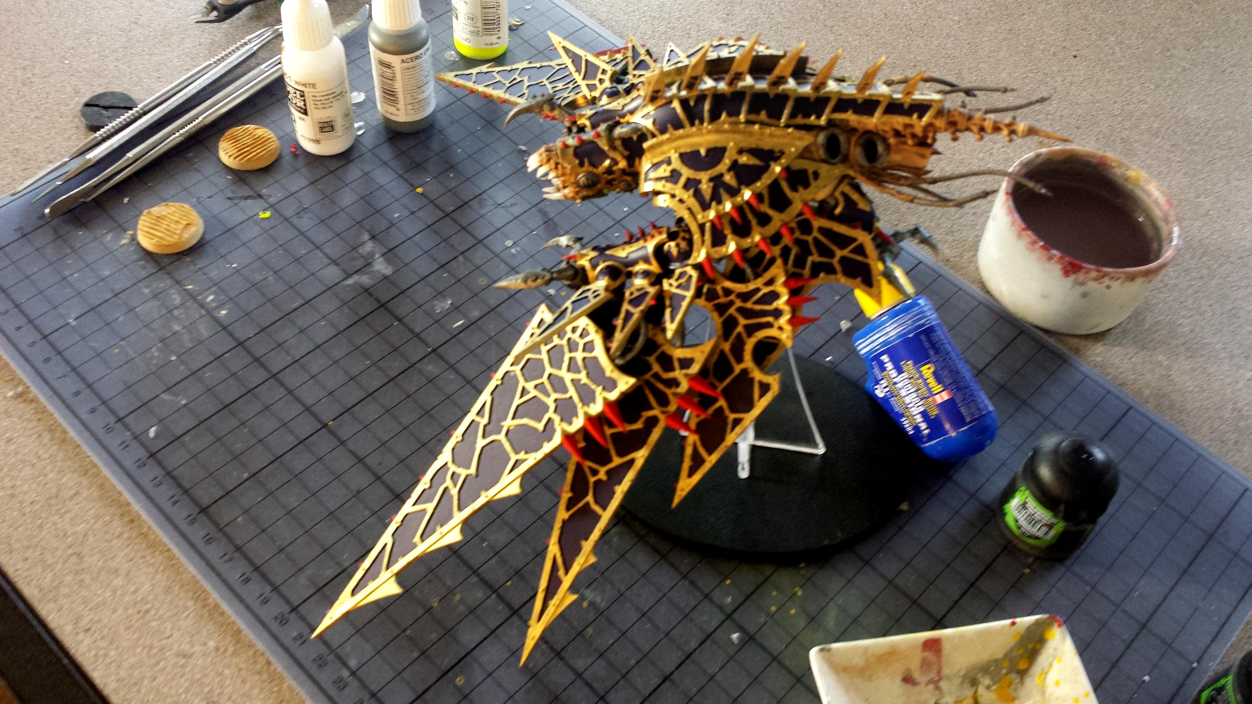 Chaos, Chaos Space Marines, Heldrake, The Scourged, Tzeentch, Warhammer 40,000