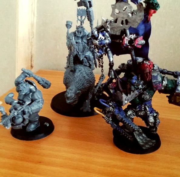 #bike, #conversion #warboss, #fenrisianwolves, #nobz, #orks #wolves, #wargs