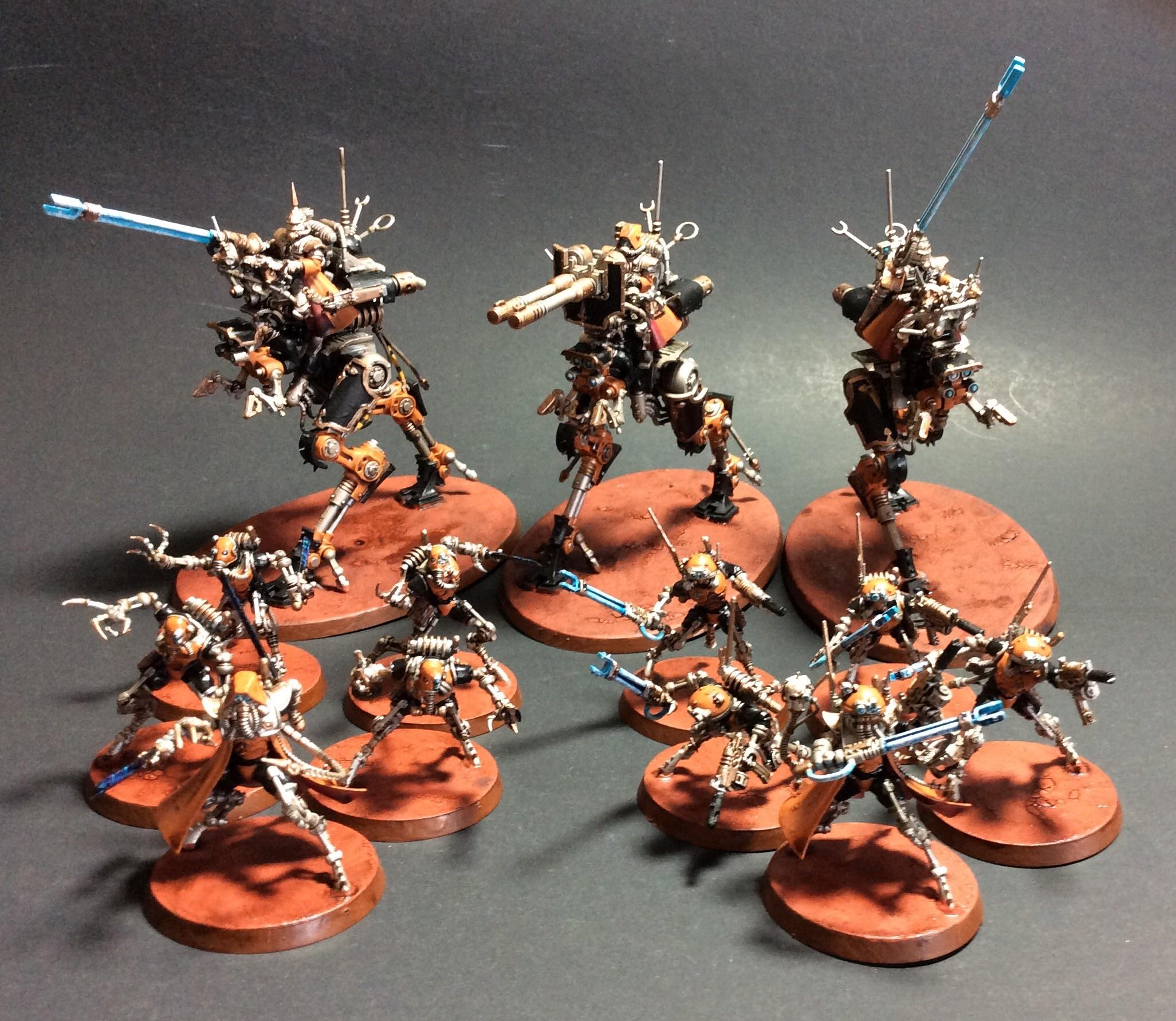 Dunestalkers, Infiltrators, Orange, Ryza, Skitarii