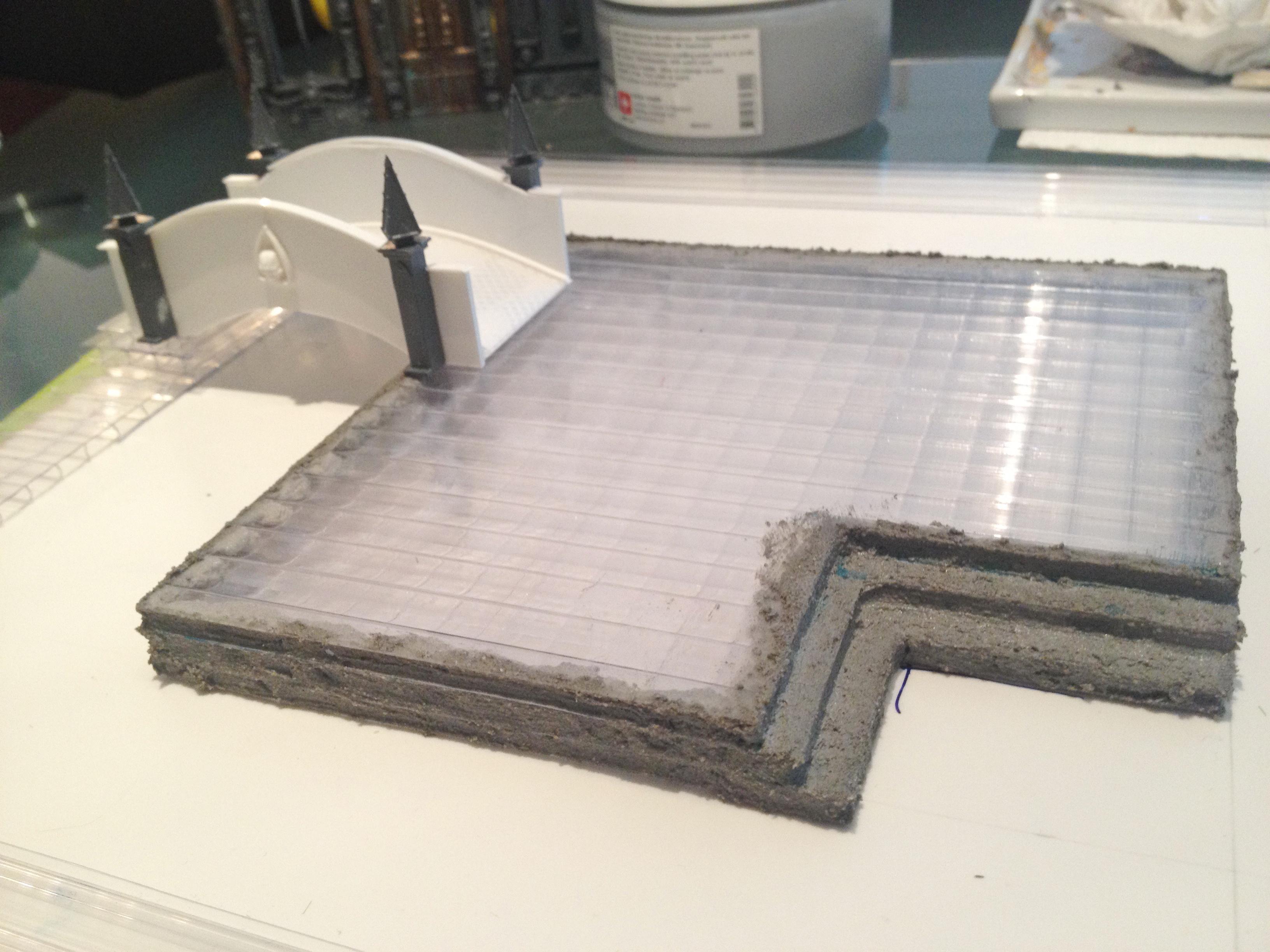 Water Pavilion, Wip Modular City Terrain, Work In Progress