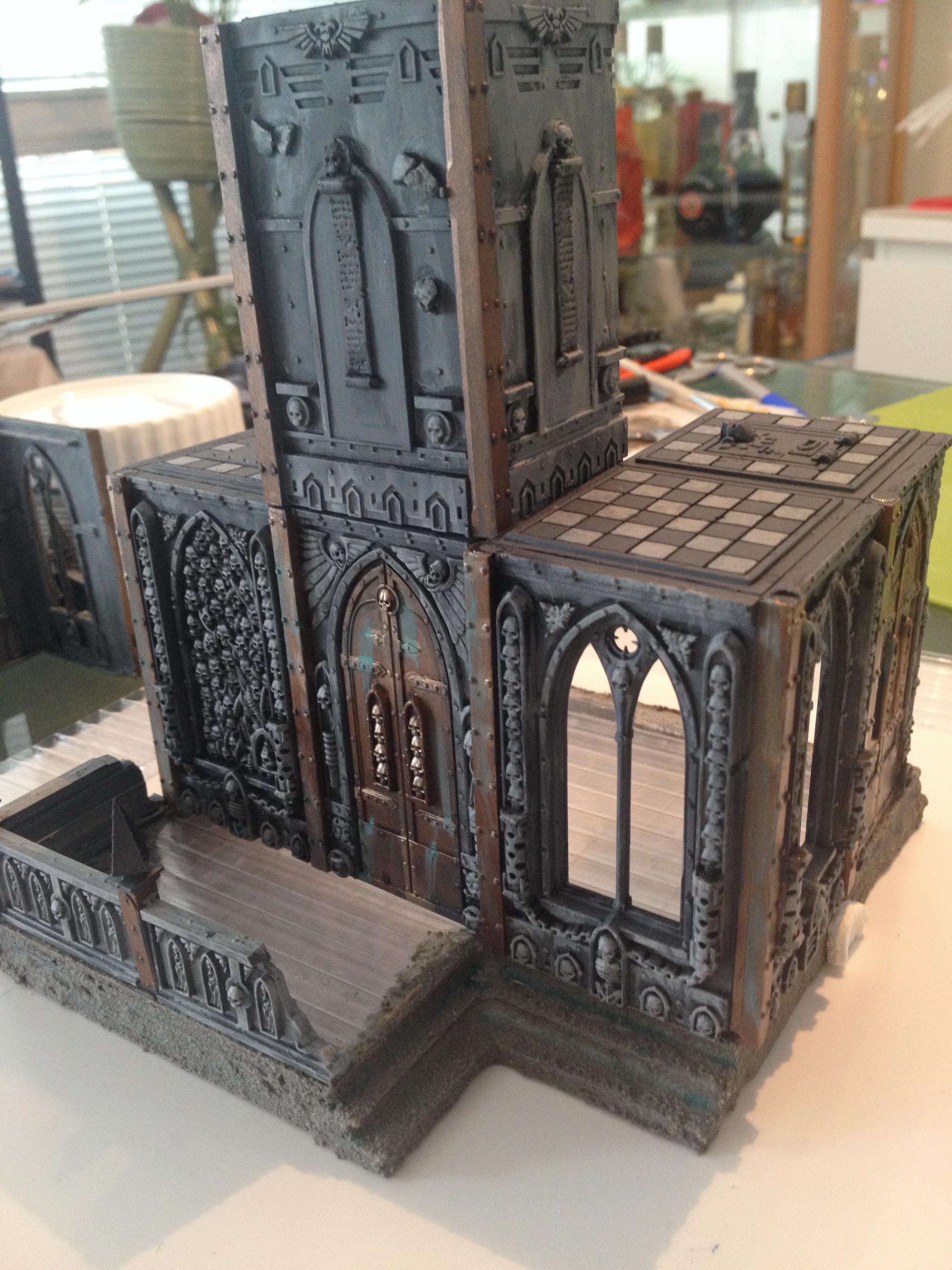 Water Pavilion, Wip Modular City Terrain, Work In Progress