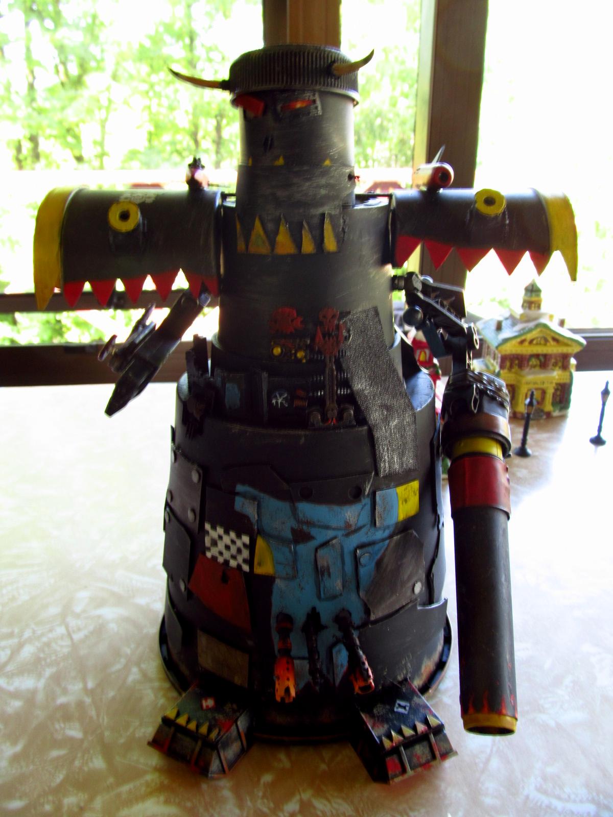Magnetised, Orks, Plantpot, Scratch Build, Stompa