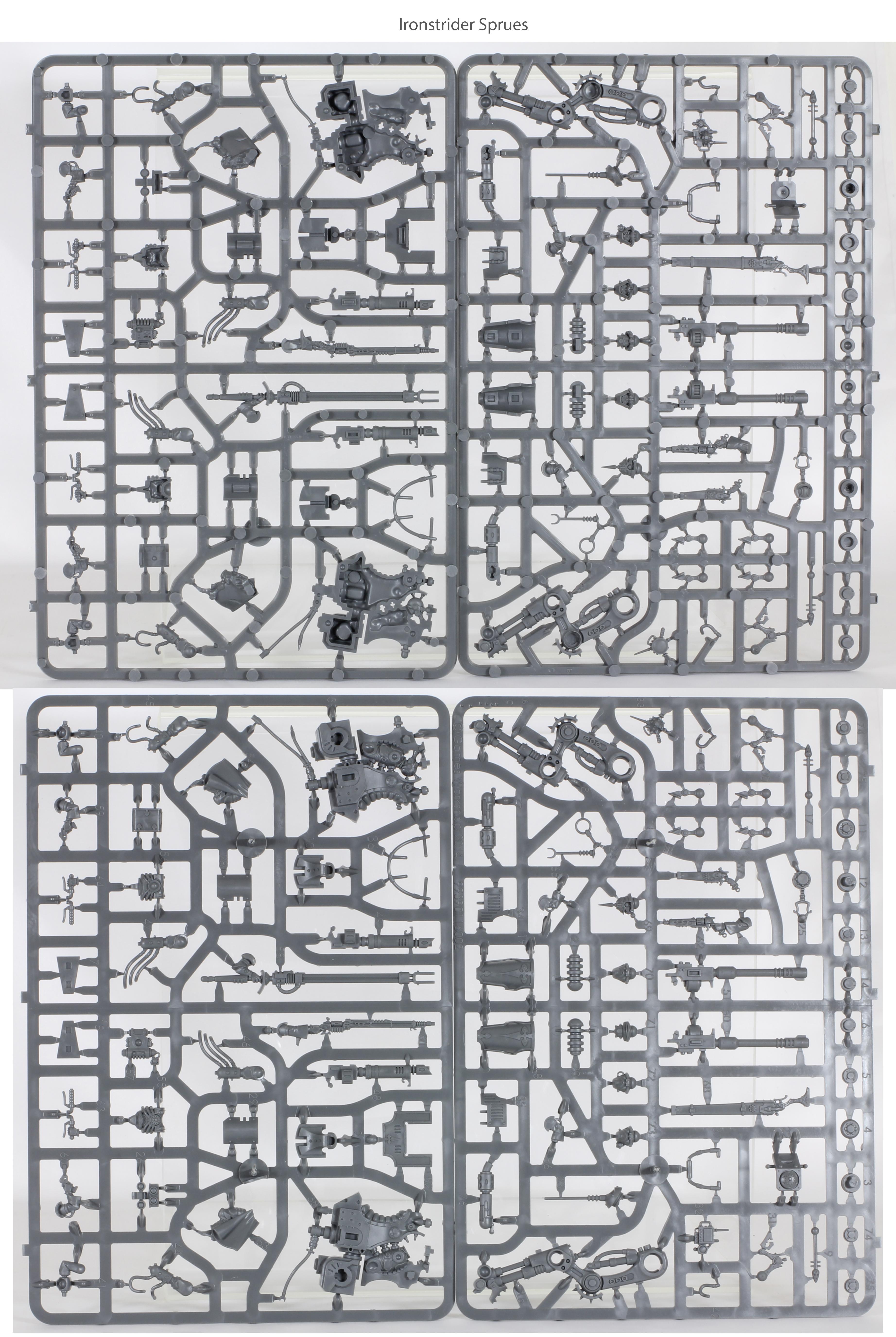 Skitarii Ironstrider Sprues