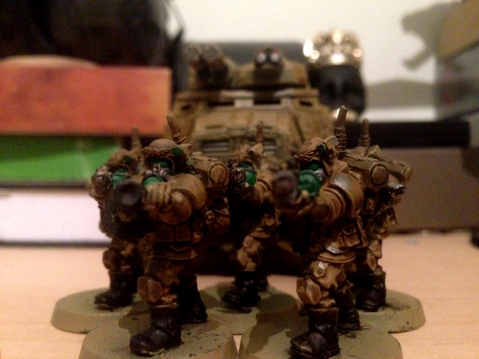 Desert Kasrkins Scions Taurox Valkyrie, Kasrkin Imperial Guard Desert Kasrkins