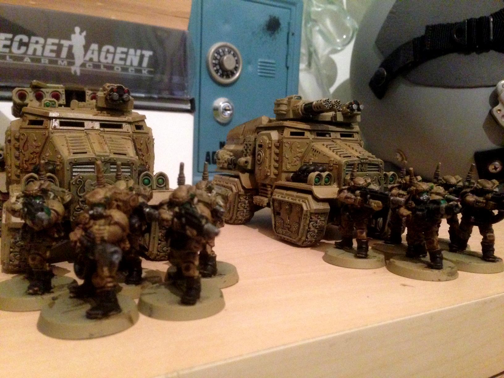 Desert Kasrkins Scions Taurox Valkyrie, Kasrkin Imperial Guard Desert Kasrkins