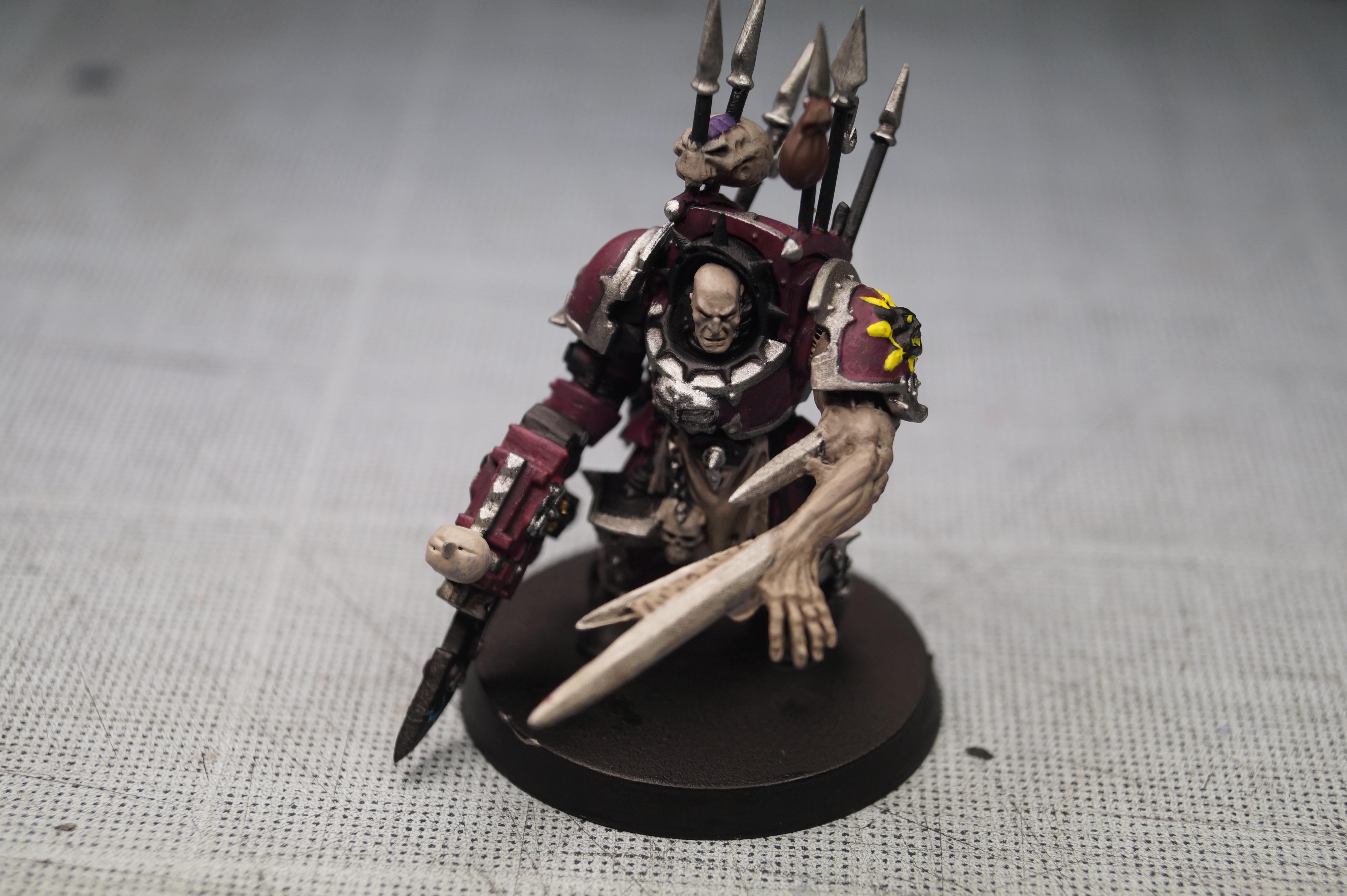 Chaos, Terminator Armor, Word Bearers, Work In Progress