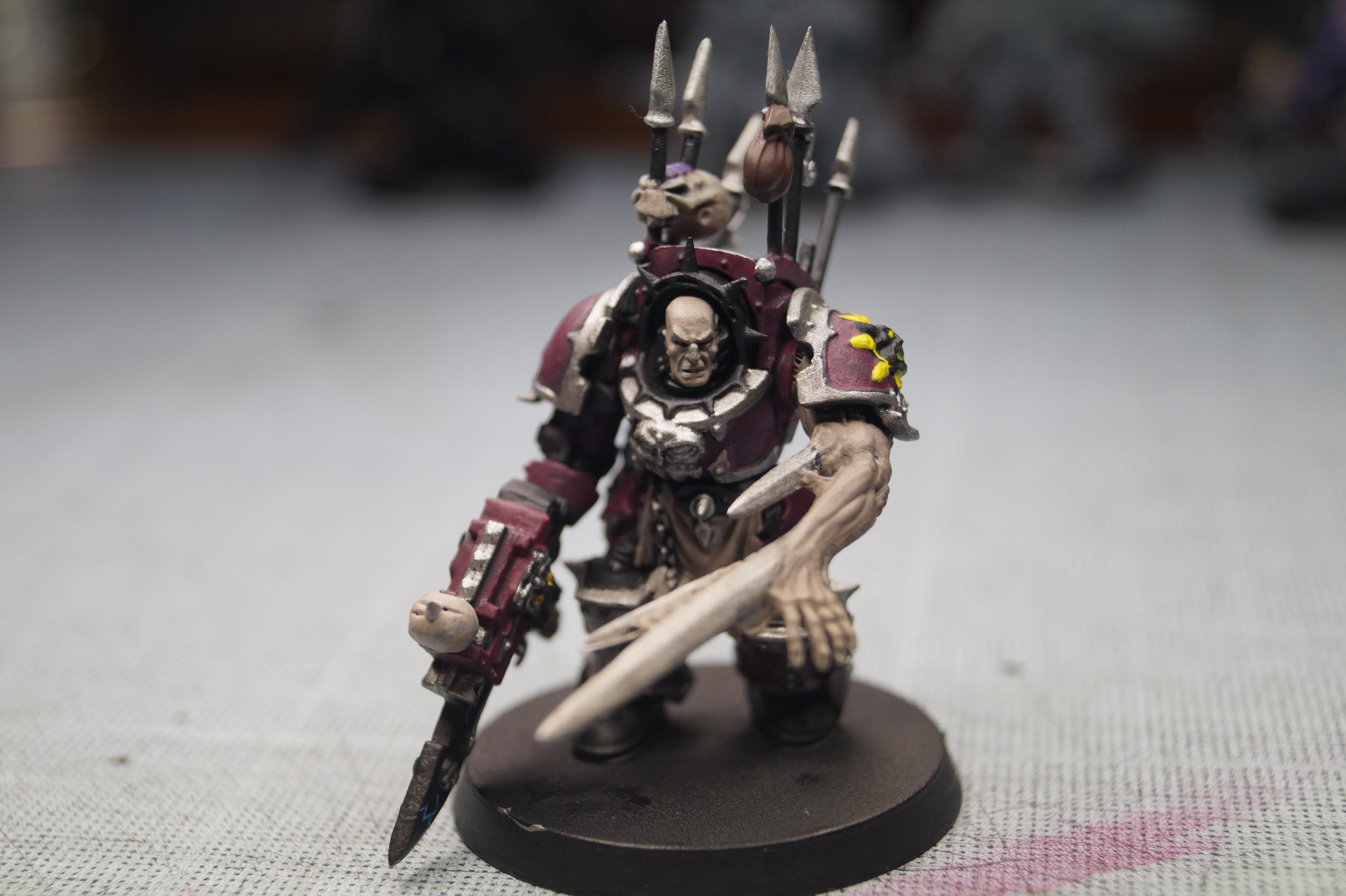 Chaos, Terminator Armor, Word Bearers, Work In Progress