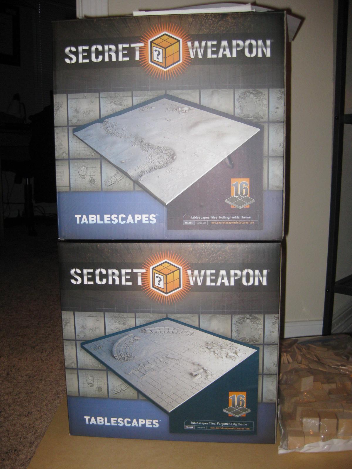 Game Table, Terrain, Work In Progress