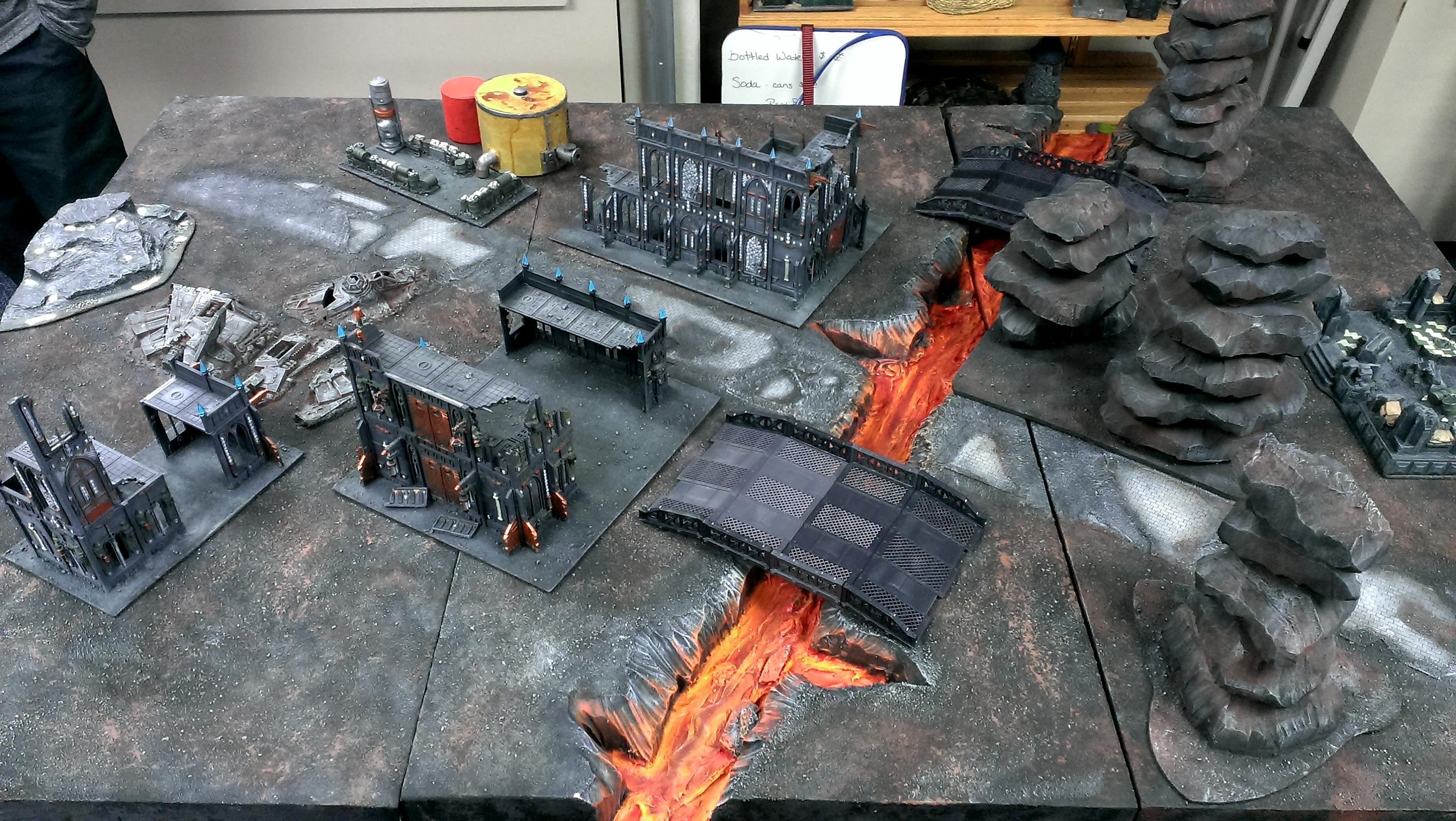 Terrain, Lava table