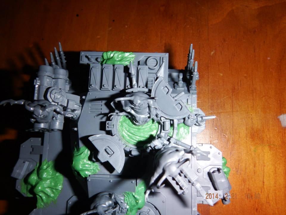 Chaos, Chaos Chaos Marines, Chaos Predator, Chaos Space Marines, Death Guard, Death Guard Predator, Death Guard Sorcerer, Greenstuff, Nurgle, Nurgle Chaos Space Marines, Nurgle Predator, Nurgle Sorcerer, Plague Marines, Typhus, Typhus Herald Of Nurgle, Typhus Host Of The Destroyer Hive