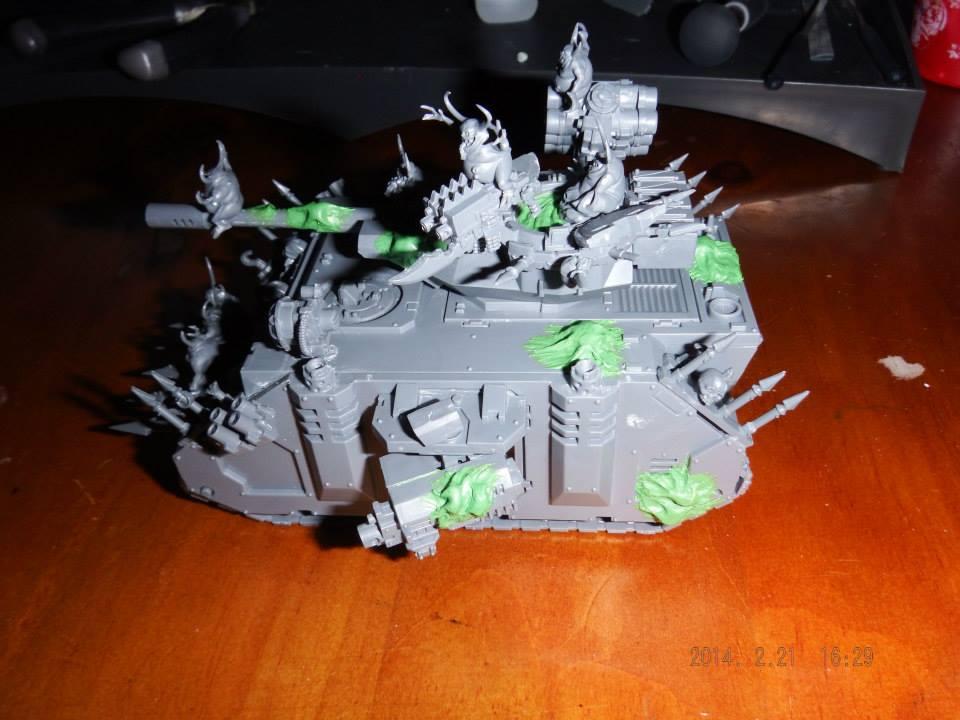 Chaos, Chaos Chaos Marines, Chaos Predator, Chaos Space Marines, Death Guard, Death Guard Predator, Death Guard Sorcerer, Greenstuff, Nurgle, Nurgle Chaos Space Marines, Nurgle Predator, Nurgle Sorcerer, Plague Marines, Typhus, Typhus Herald Of Nurgle, Typhus Host Of The Destroyer Hive