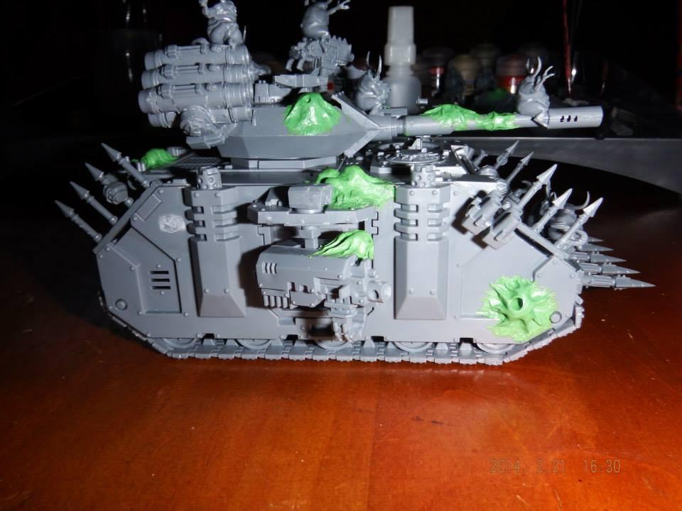 Chaos, Chaos Chaos Marines, Chaos Predator, Chaos Space Marines, Death Guard, Death Guard Predator, Death Guard Sorcerer, Greenstuff, Nurgle, Nurgle Chaos Space Marines, Nurgle Predator, Nurgle Sorcerer, Plague Marines, Typhus, Typhus Herald Of Nurgle, Typhus Host Of The Destroyer Hive