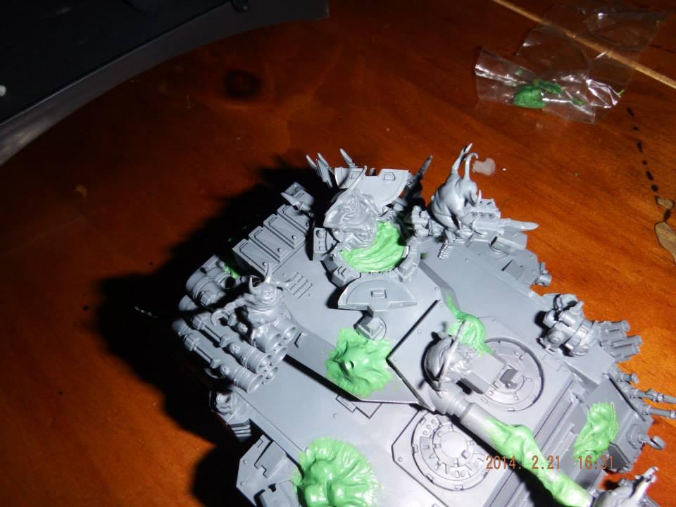 Chaos, Chaos Chaos Marines, Chaos Predator, Chaos Space Marines, Death Guard, Death Guard Predator, Death Guard Sorcerer, Greenstuff, Nurgle, Nurgle Chaos Space Marines, Nurgle Predator, Nurgle Sorcerer, Plague Marines, Typhus, Typhus Herald Of Nurgle, Typhus Host Of The Destroyer Hive