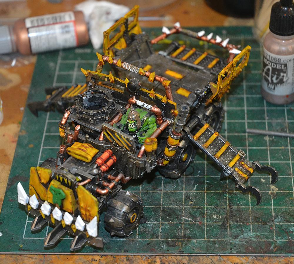 Orks Bad Moons, Trukk, Warhammer 40,000, Work In Progress