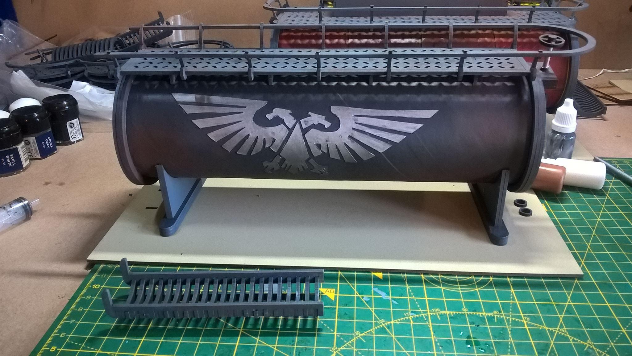 First attempt of getting some rust colouring
