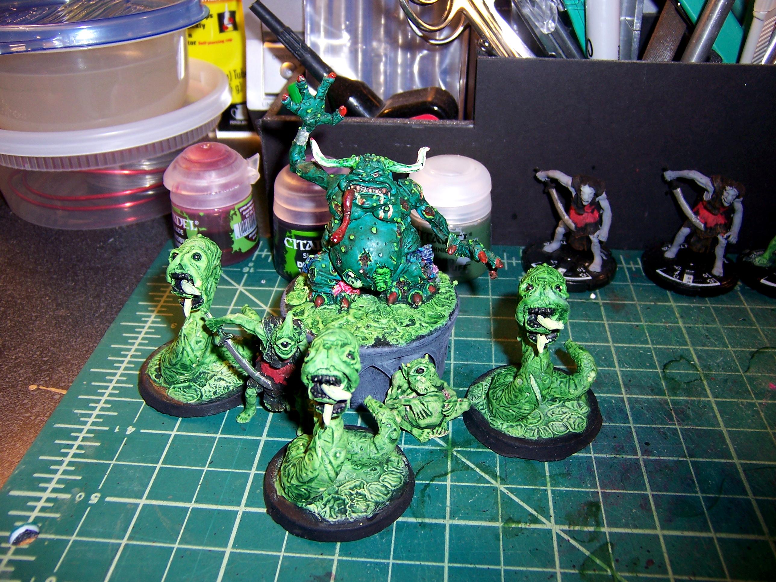 Chaos, Custom, Daemons, Sculpted, Warhammer 40,000