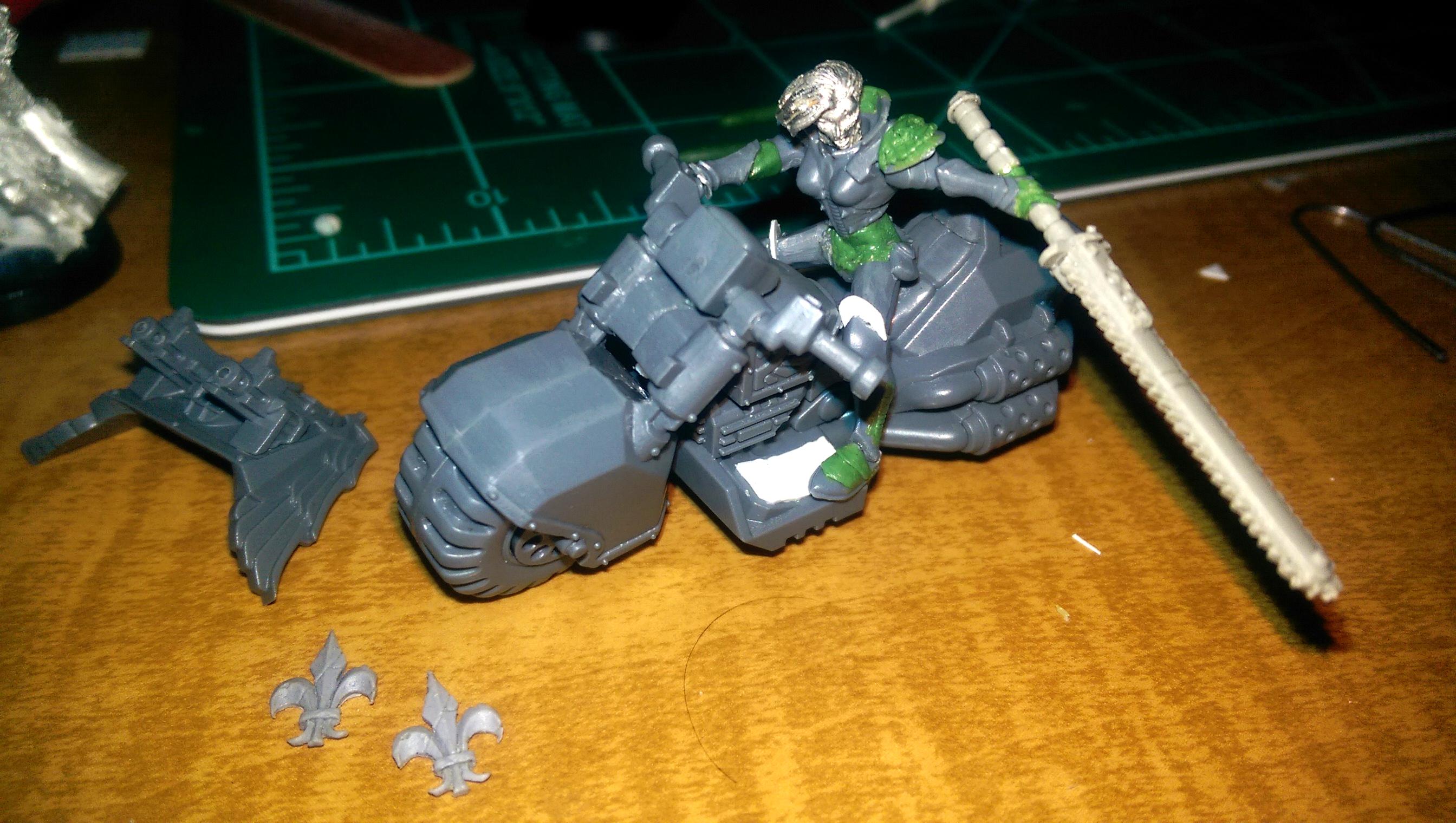 Adepta Sororitas, Bike, Canoness, Eviscerator, Sisters Of Battle
