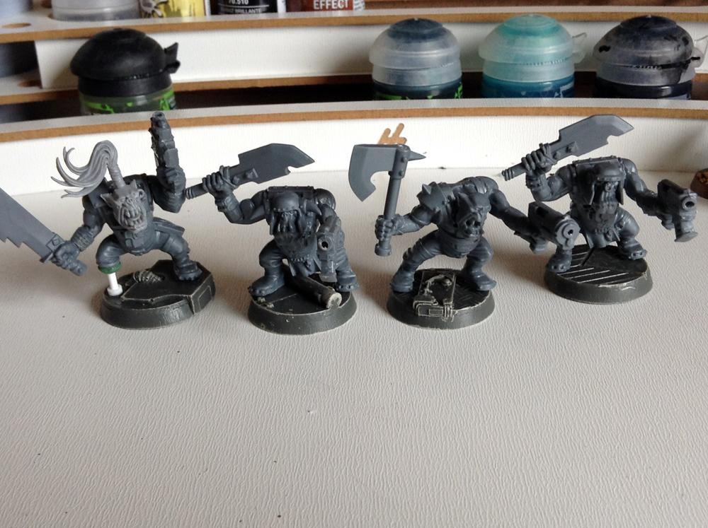 Orks, Red Corsair Orks WIP