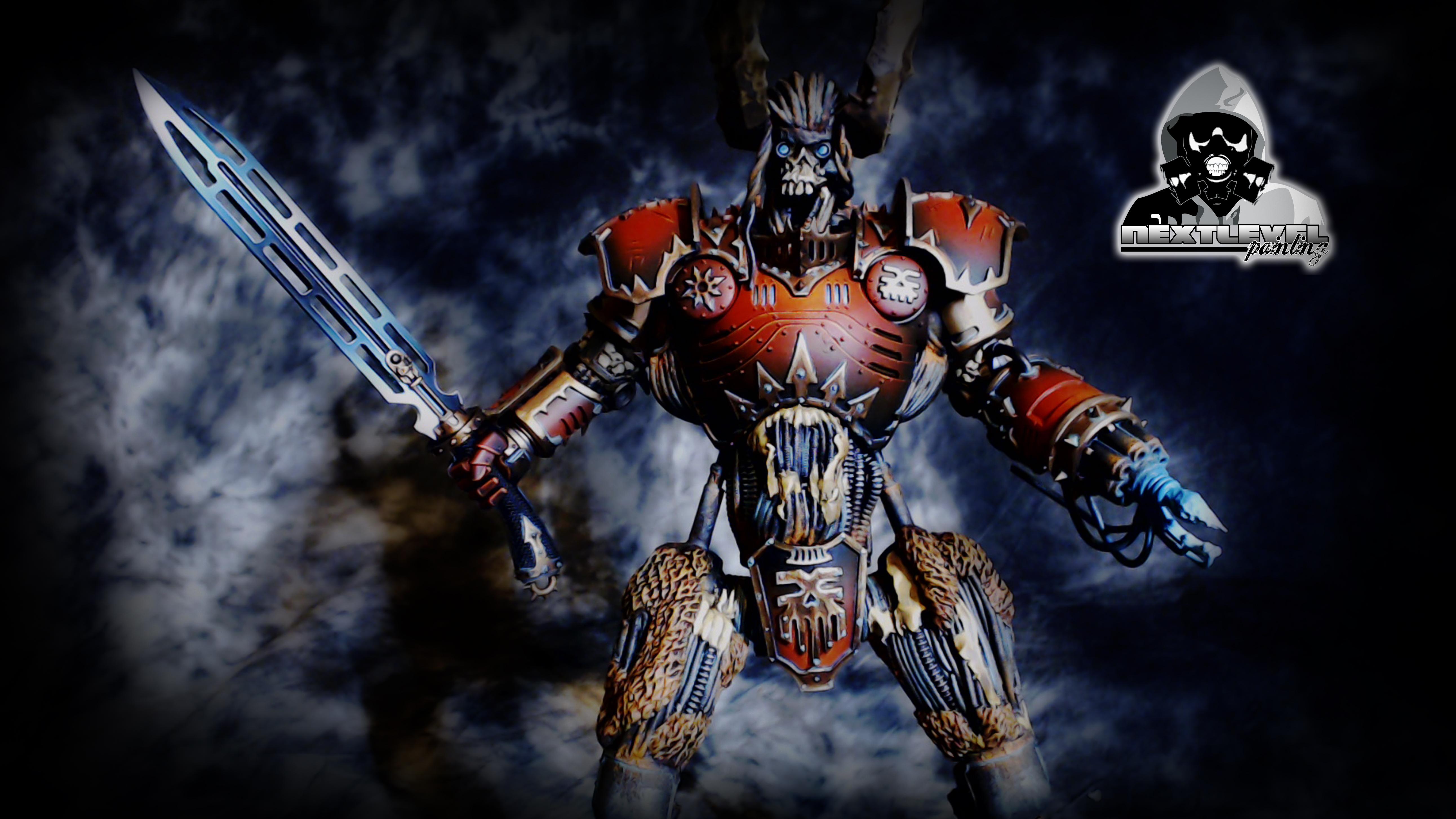 Chaos, Chaos Knight Titan, Dark Angels, Warhammer 40,000, Warhound