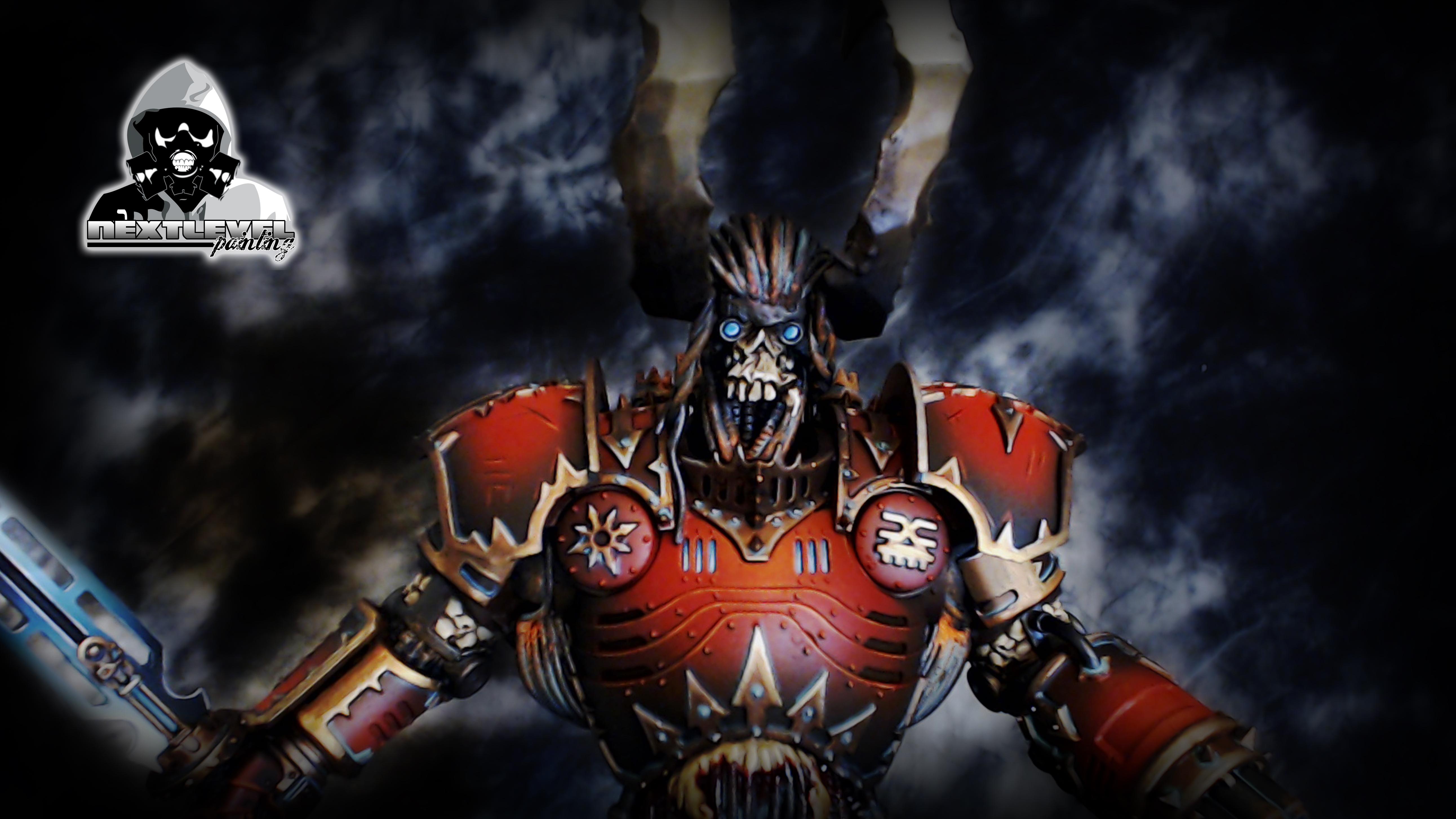 Chaos, Chaos Knight Titan, Dark Angels, Warhammer 40,000, Warhound