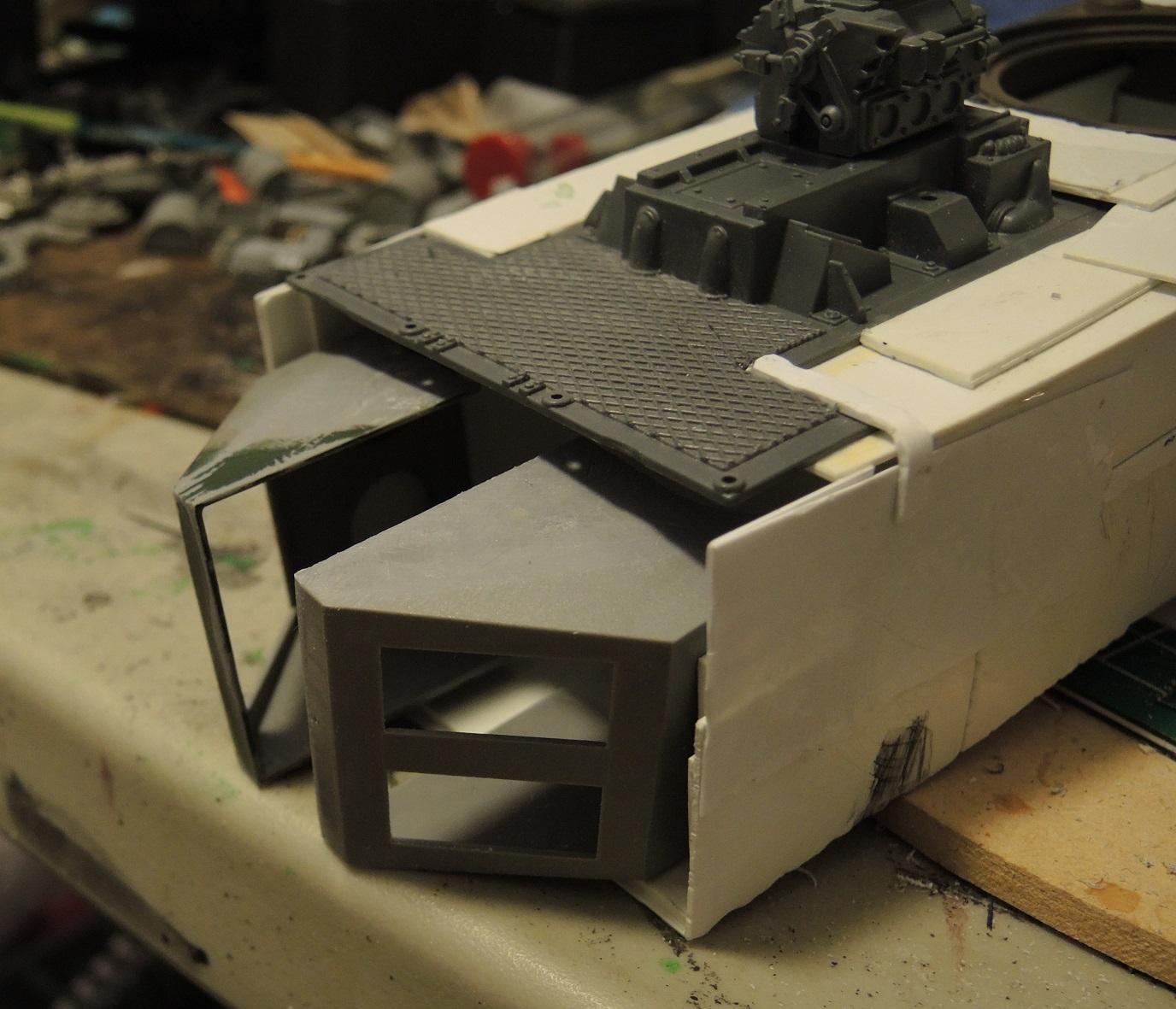 Bad Moons, Battlewagon, Bw, Conversion, Deathskulls, Orks, Plasticard, Scratch Build, Waaazag, Warhammer 40,000