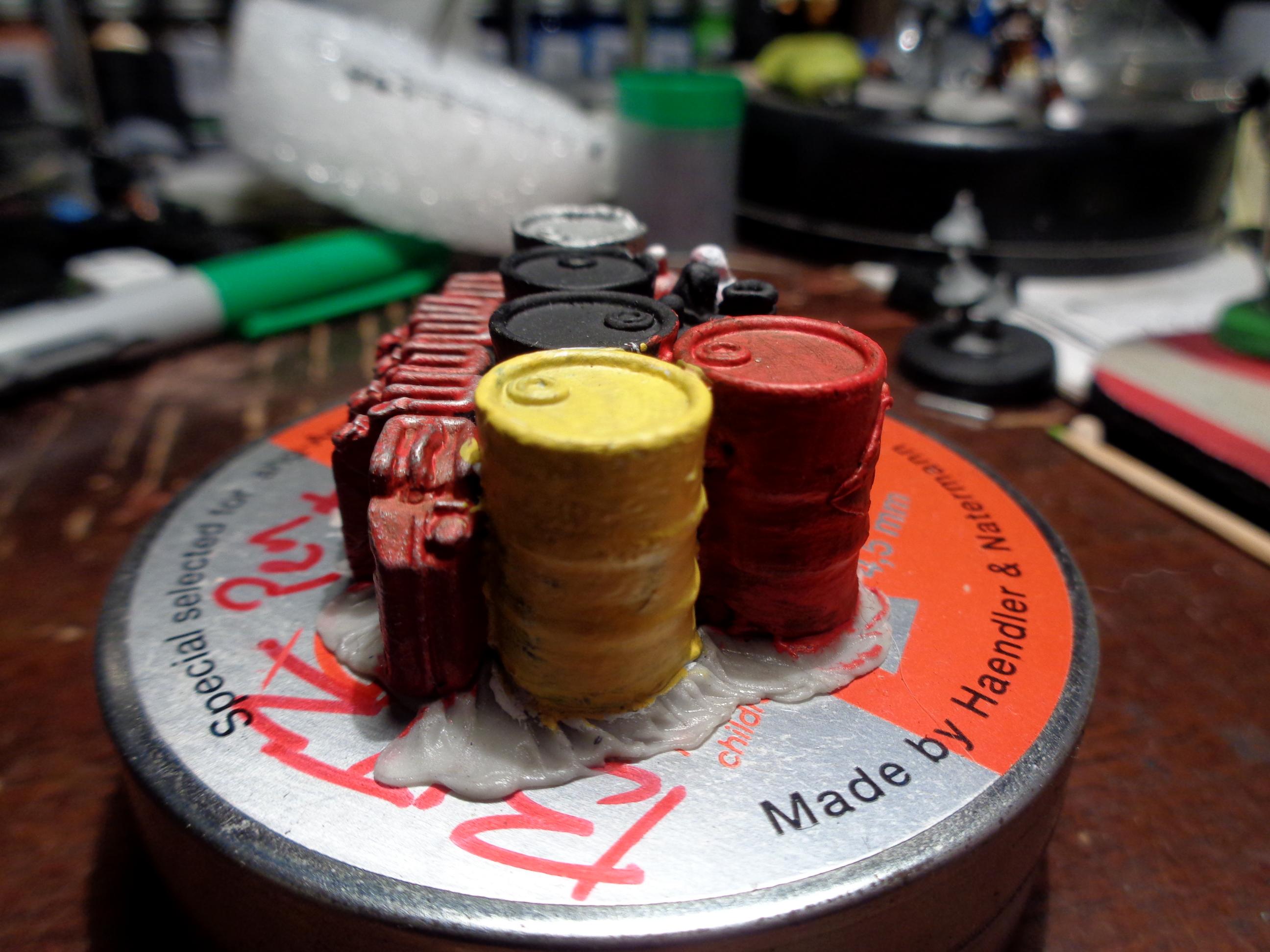 Jerry Cans/Barrels paint testing