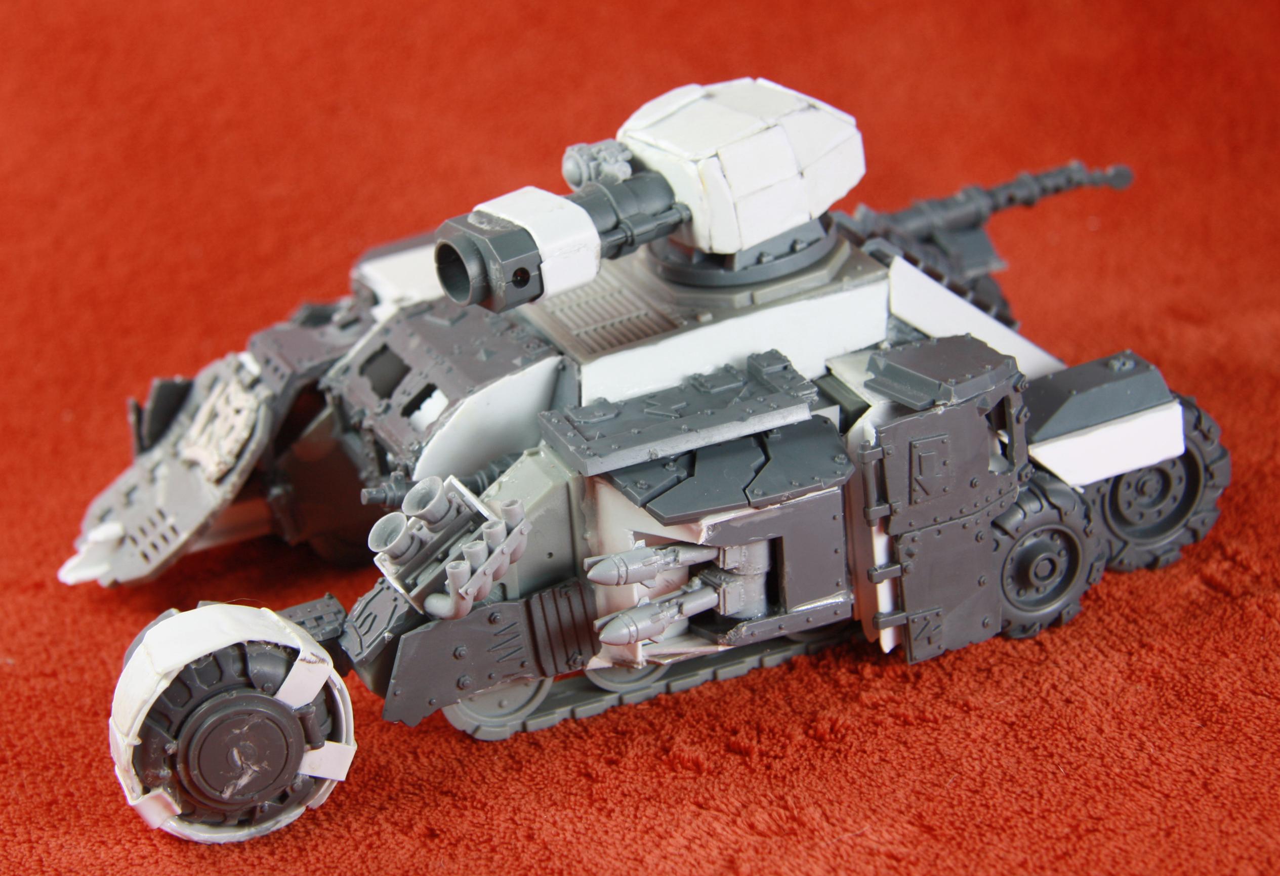 Other Side of the Thank showing the Rocket Launcher Sponson