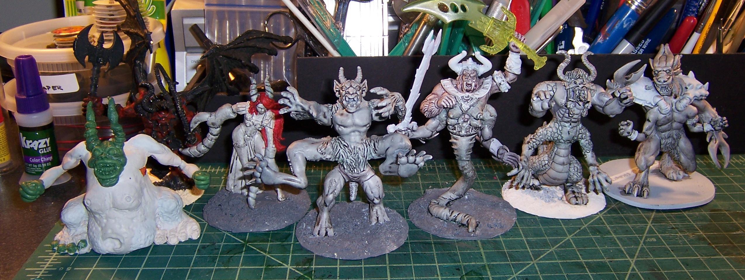 Chaos, Daenmons, Great Unclean One, Keeper Of Secrets, Khorne, Nurgle, Slaanesh