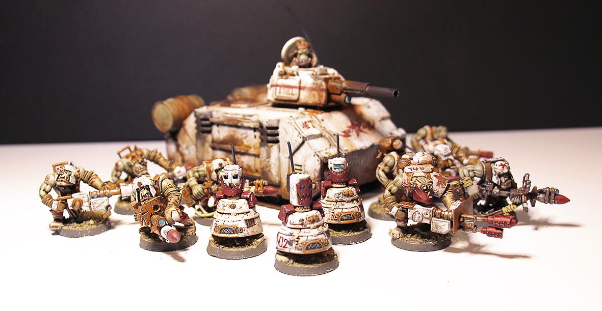 Orks, Soviet, Weathered, White