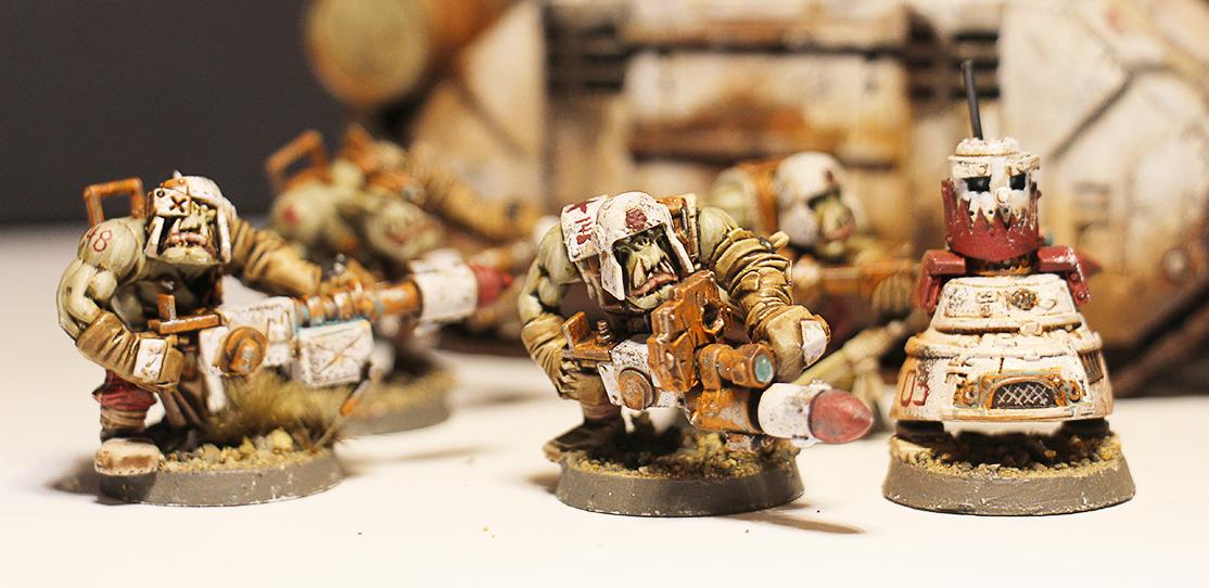 Orks, Soviet, Weathered, White