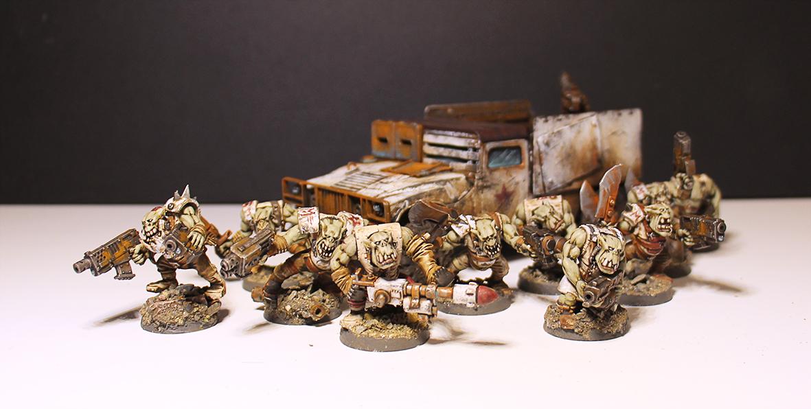 Orks, Soviet, Weathered, White