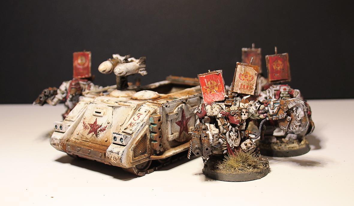 Orks, Soviet, Weathered, White