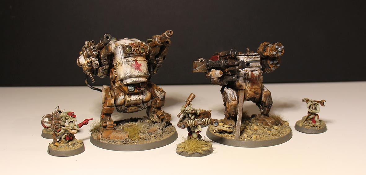 Orks, Soviet, Weathered, White