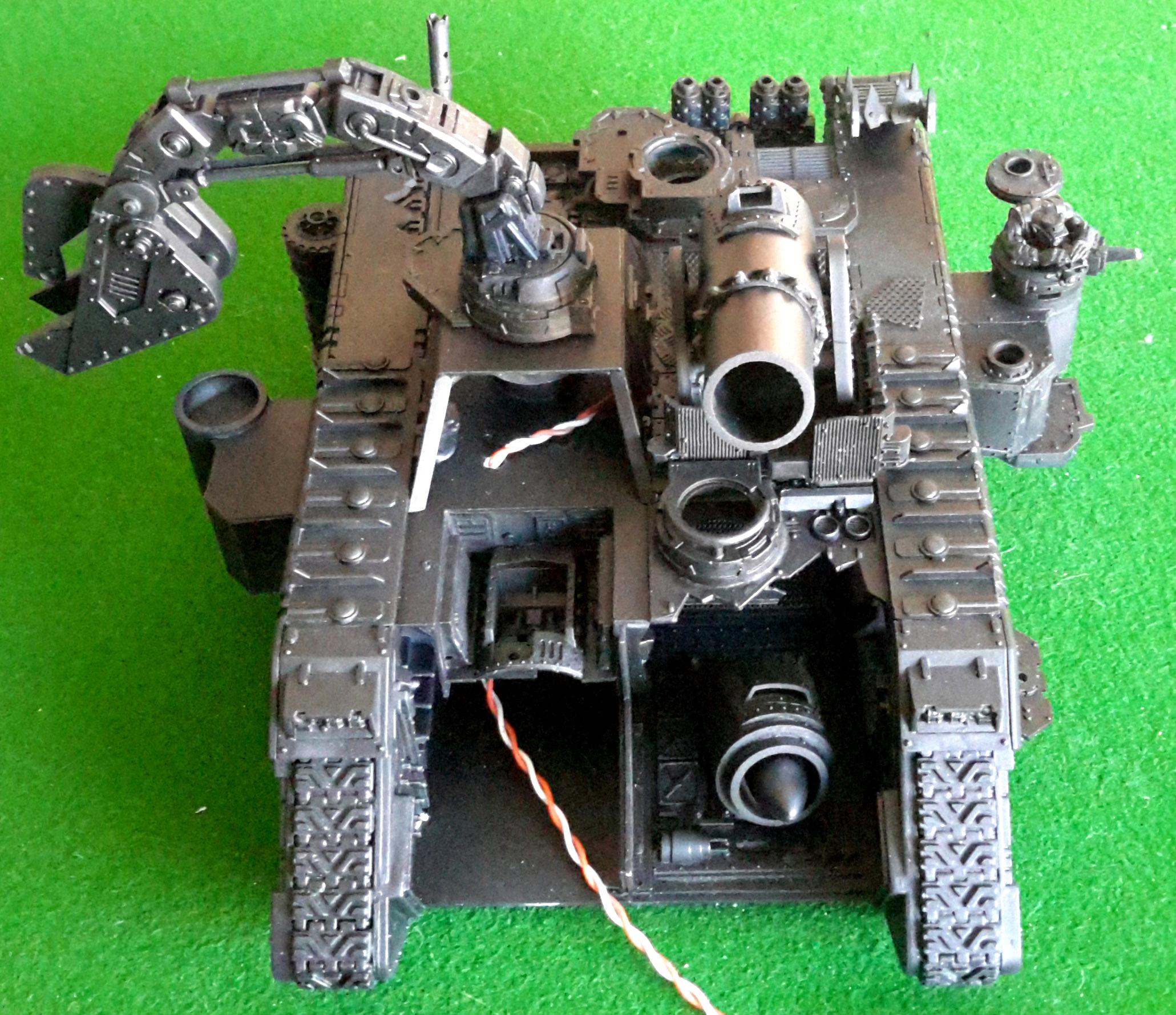 Battle Fortress, Battlewagon, Claw, Conversion, Fortress, Grappling Claw, Looted, Orks, Wagon