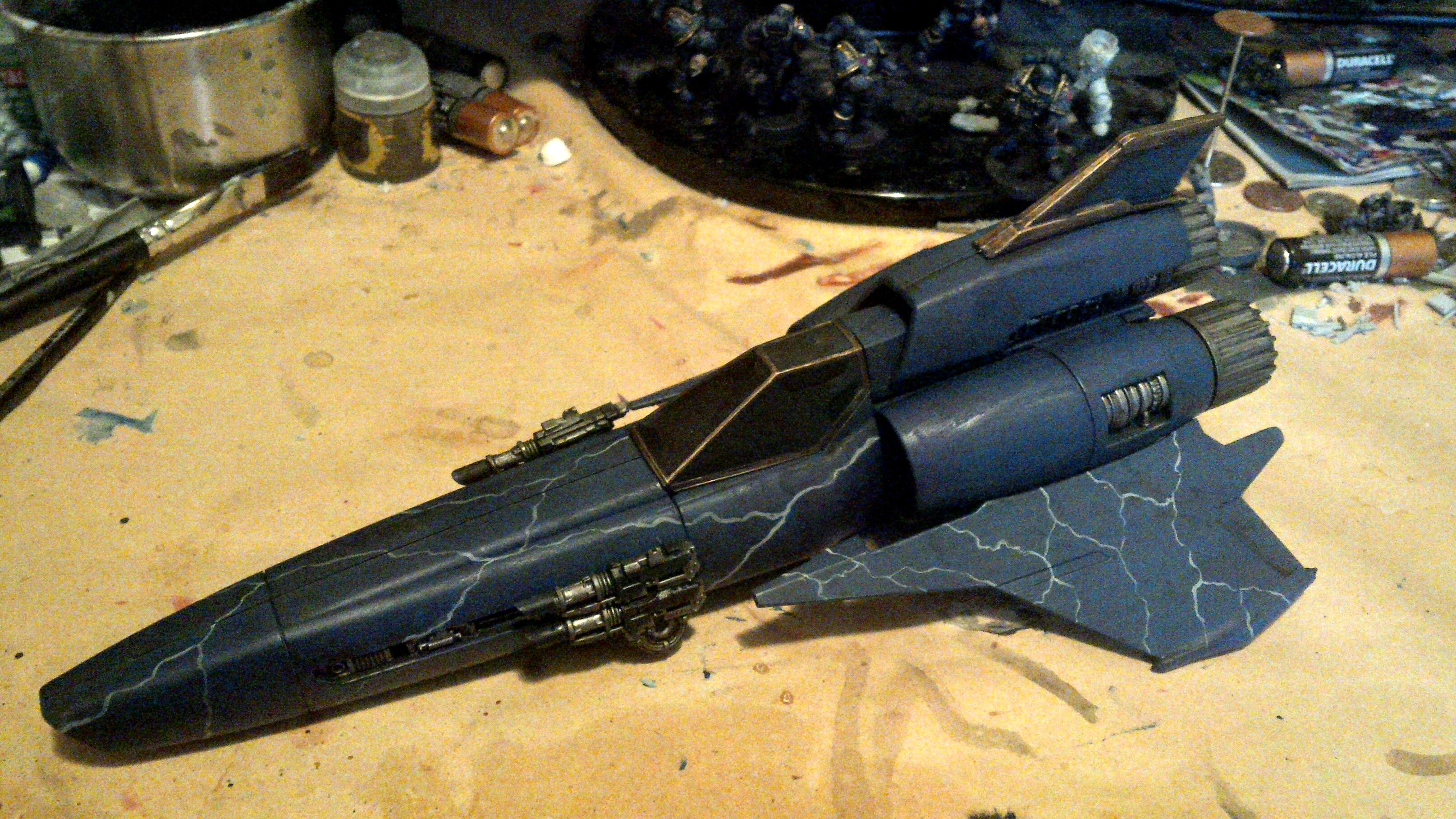 30k, Blue, Counts As, Gold, Horus Heresy, Interceptor, Lightning, Night Lord, Xiphon