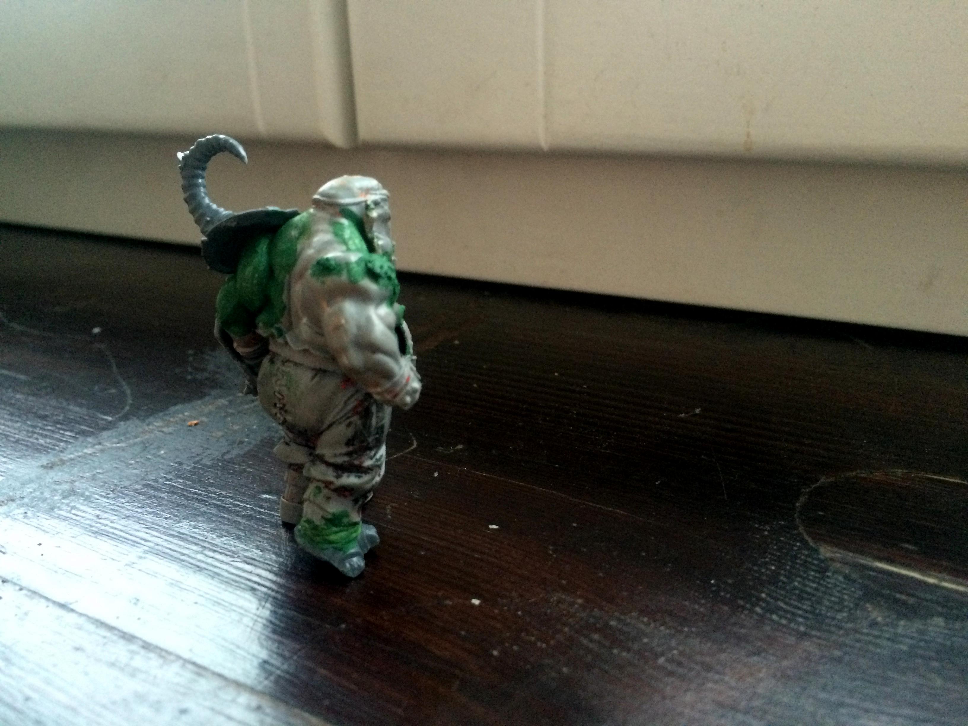 Nurgle, Ogres, Warhammer Fantasy, Work In Progress