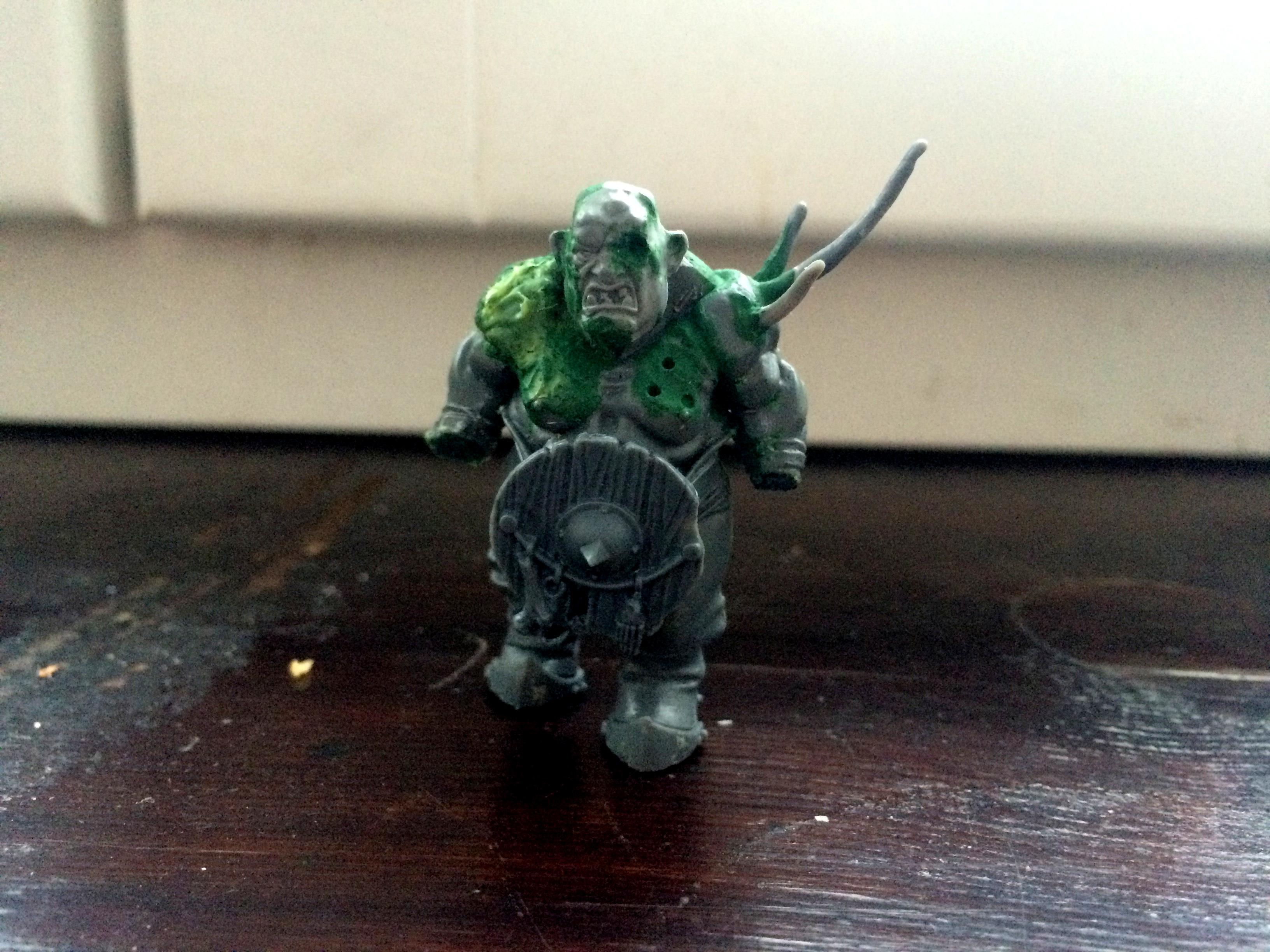Nurgle, Ogres, Warhammer Fantasy, Work In Progress