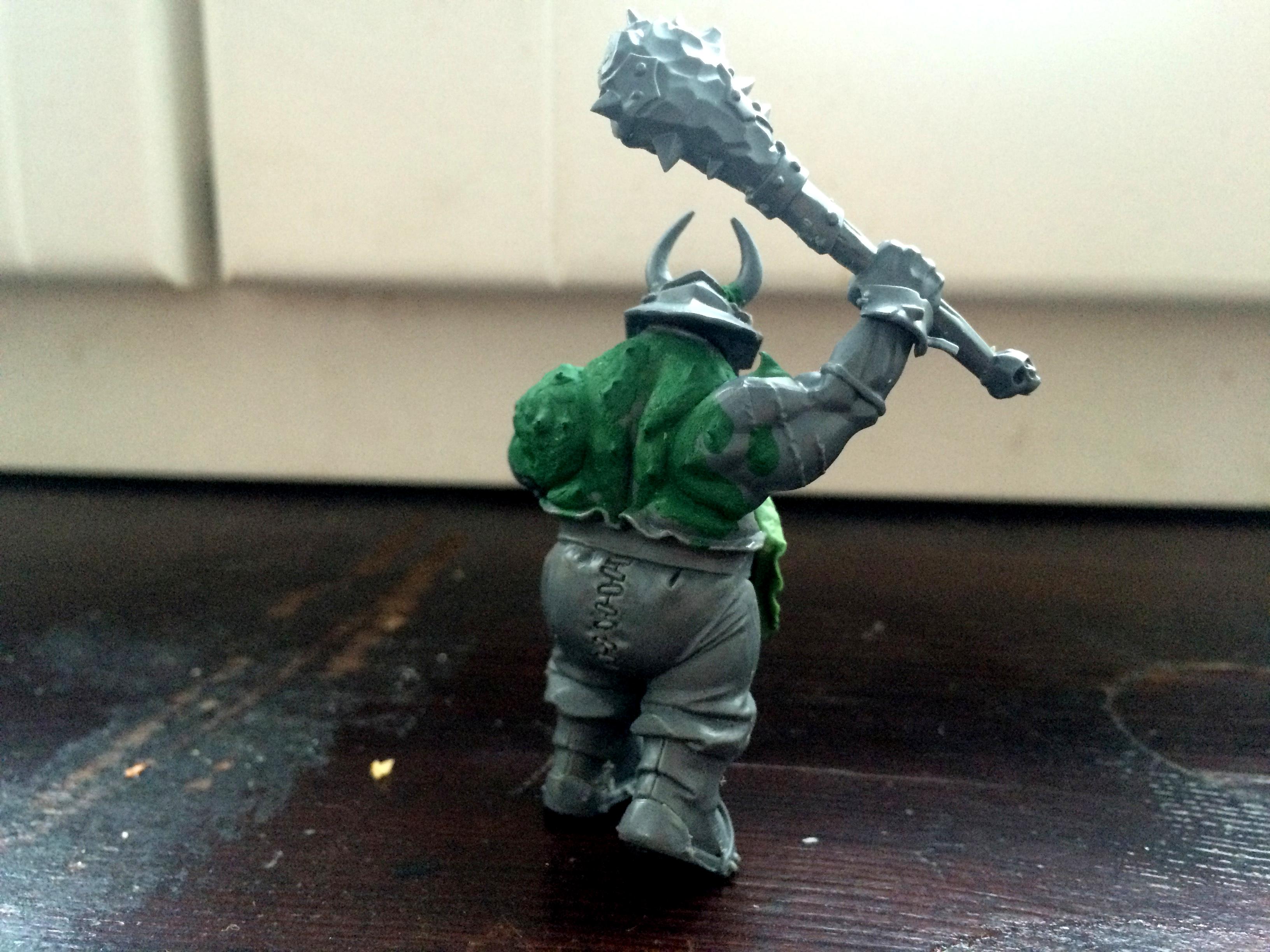 Nurgle, Ogres, Warhammer Fantasy, Work In Progress