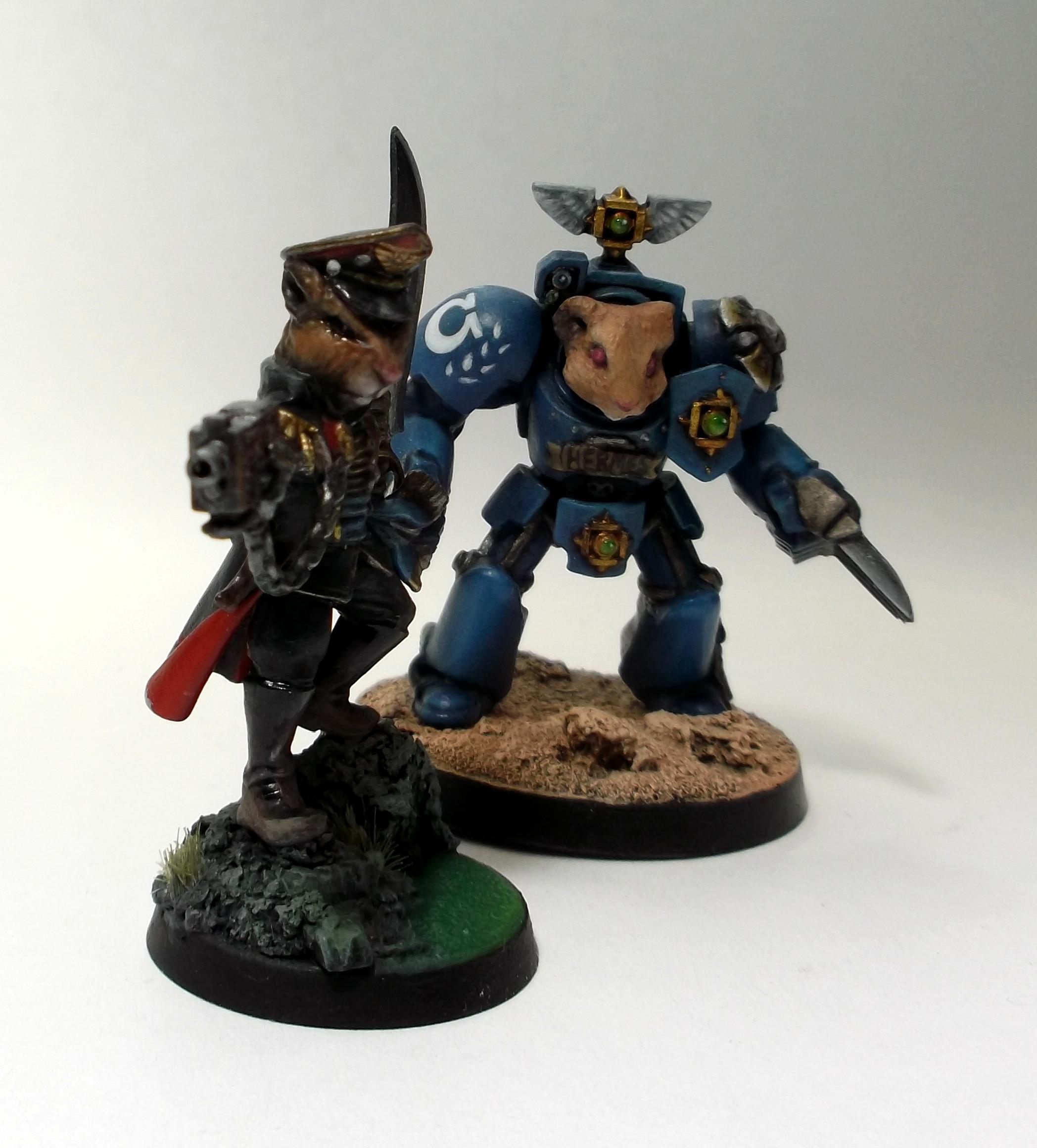 Commissar, Hamster, Commissar McDuff and the Herminator