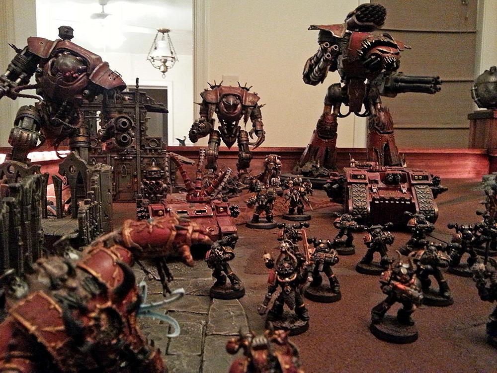 Chaos, Chaos Space Marines, Reaver, Titan