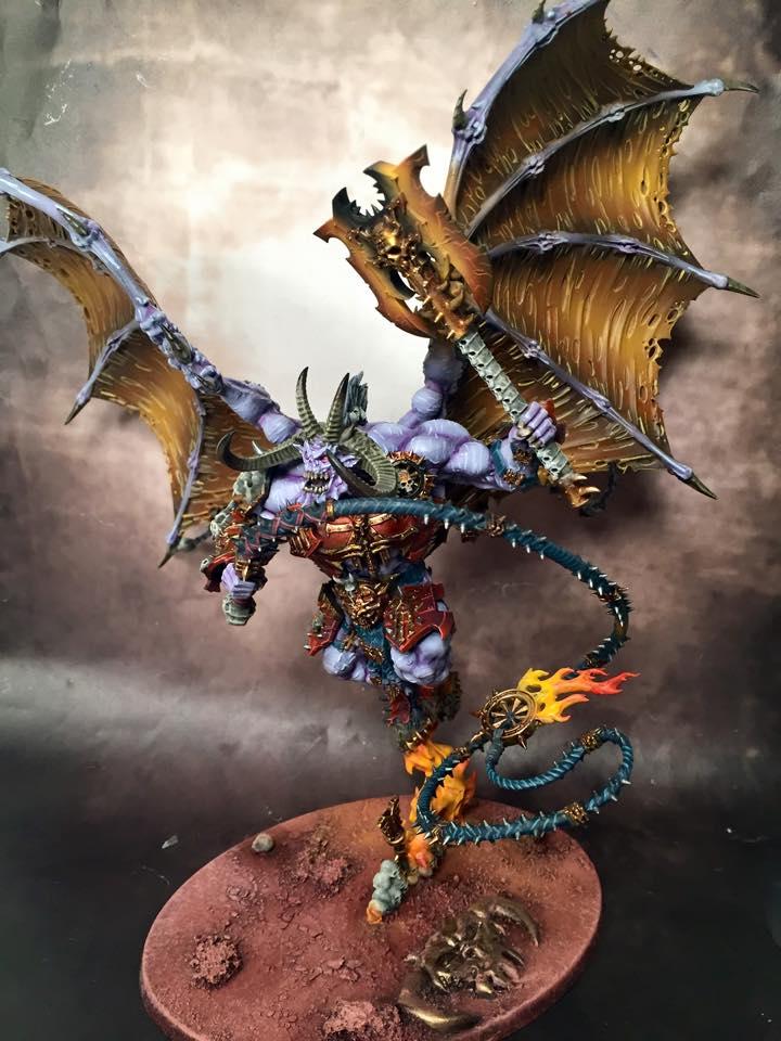 Bloodthirster, Daemons, Khorne, Warhammer 40,000, Warhammer Fantasy