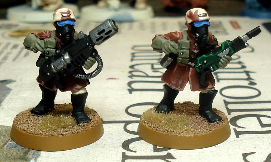 Steel Legion trooper with melatagun