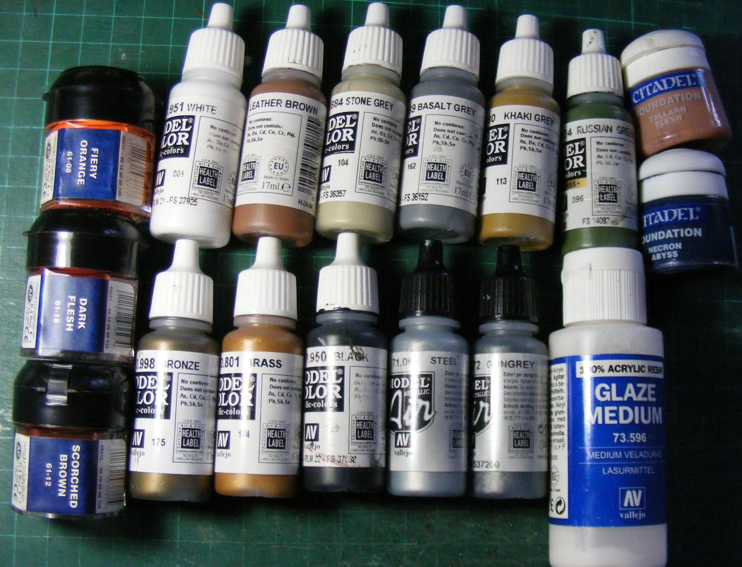 My &quot;limited&quot; palette for the milita