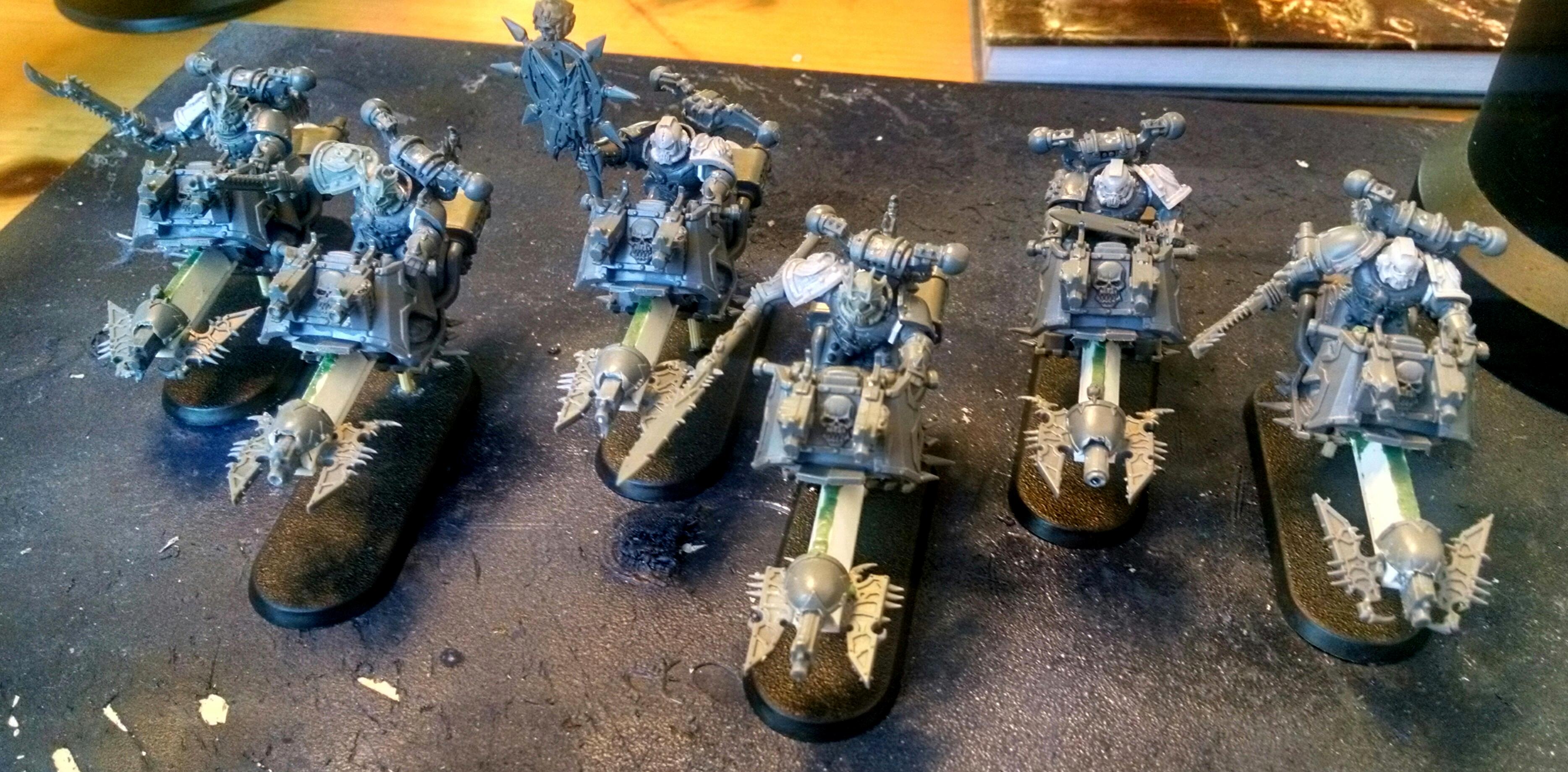 Bike, Chaos, Chaos Space Marines, Jet Bikes