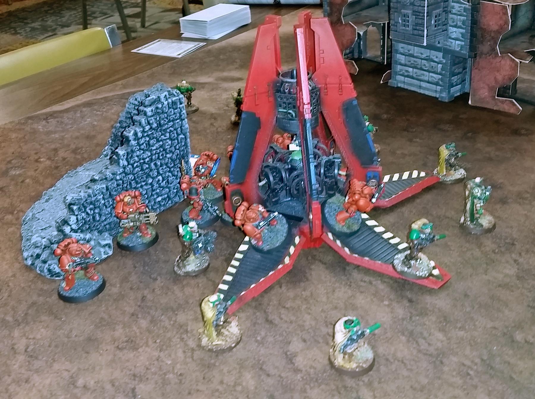 Battle Report, Blood Angels, Mantis Warriors, Space Marines, Warhammer 40,000