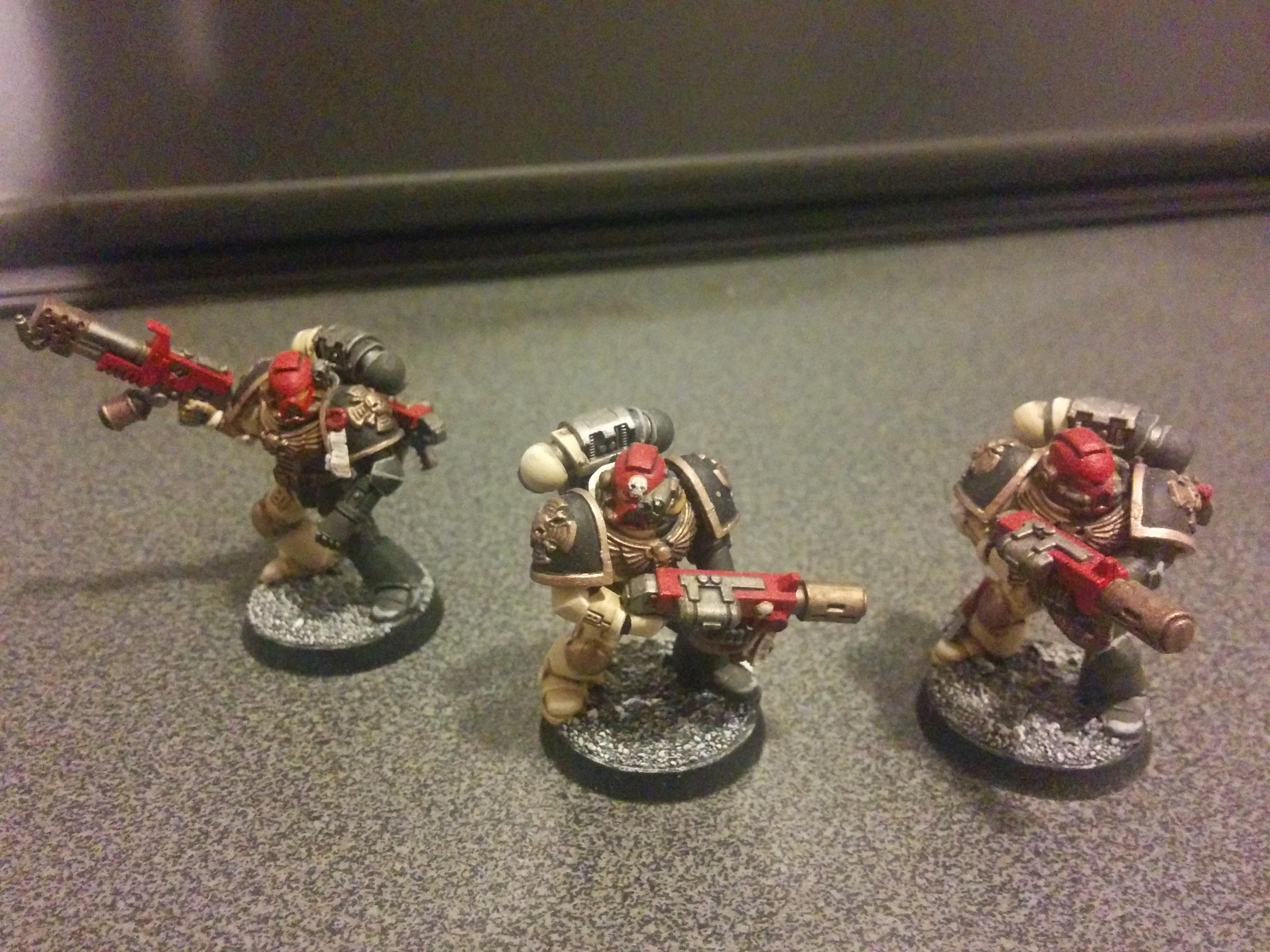 Apothecary, Champion, Command Squad, Salamanders