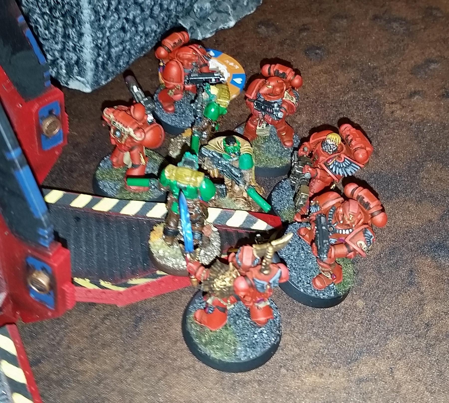 Battle Report, Blook Angels, Mantis Warriors, Space Marines, Warhammer 40,000