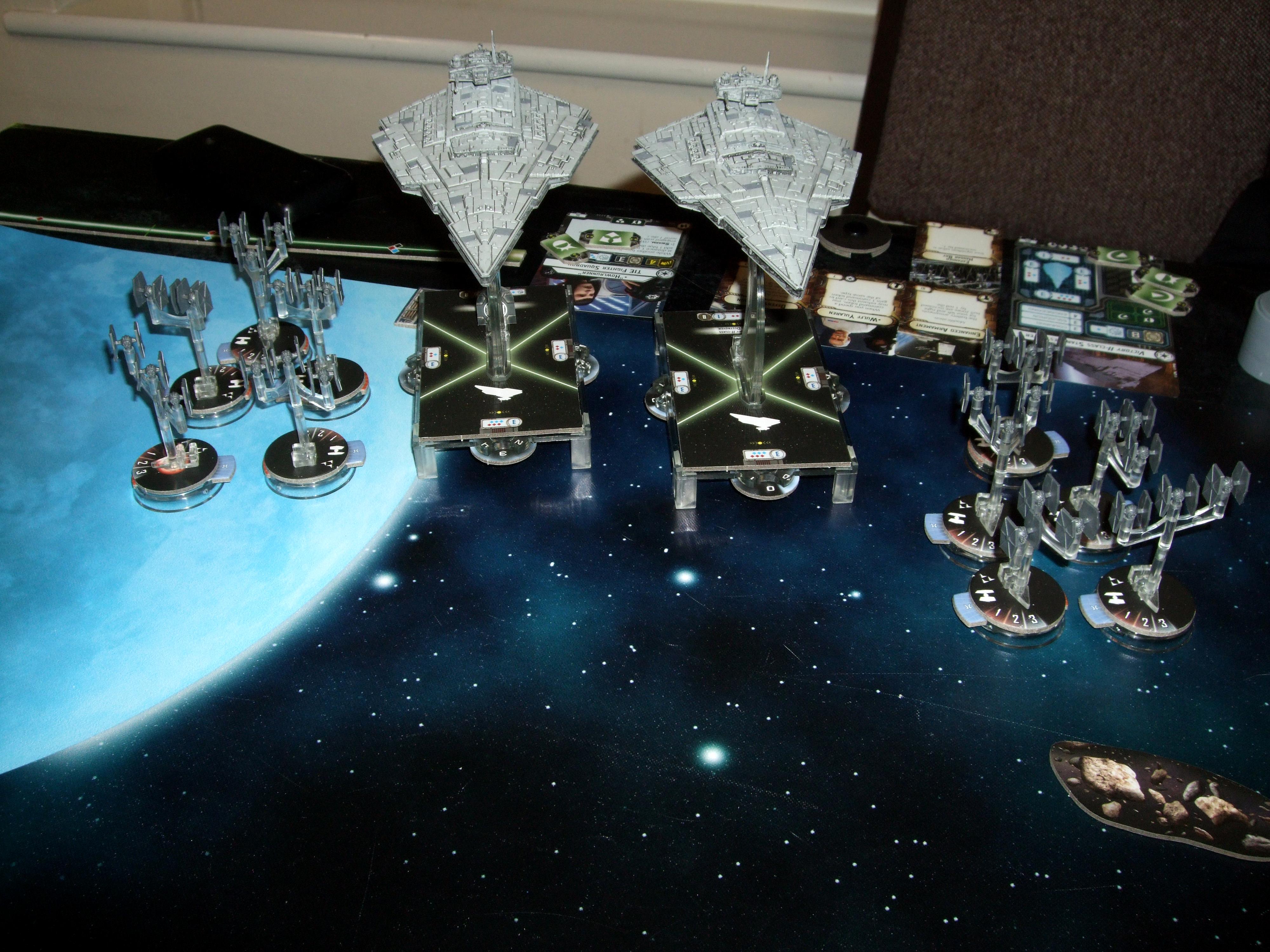 Armada, Space, Star Destroyer, Star Wars, X Wing