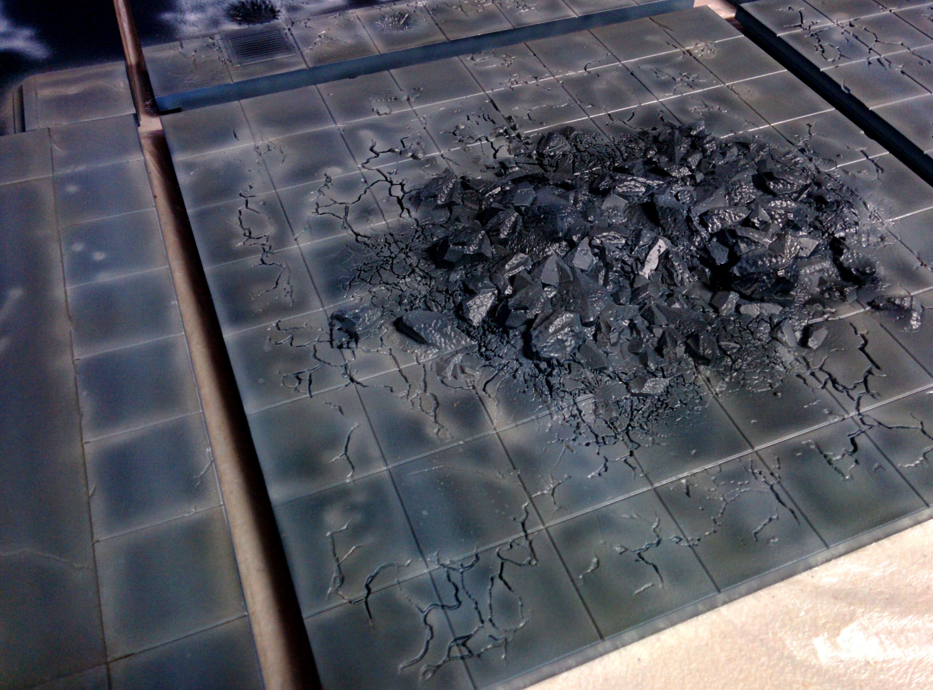 Damaged, Game Table, Miniatures, Scape, Scapes, Secret, Tablescapes, Urban, Weapon
