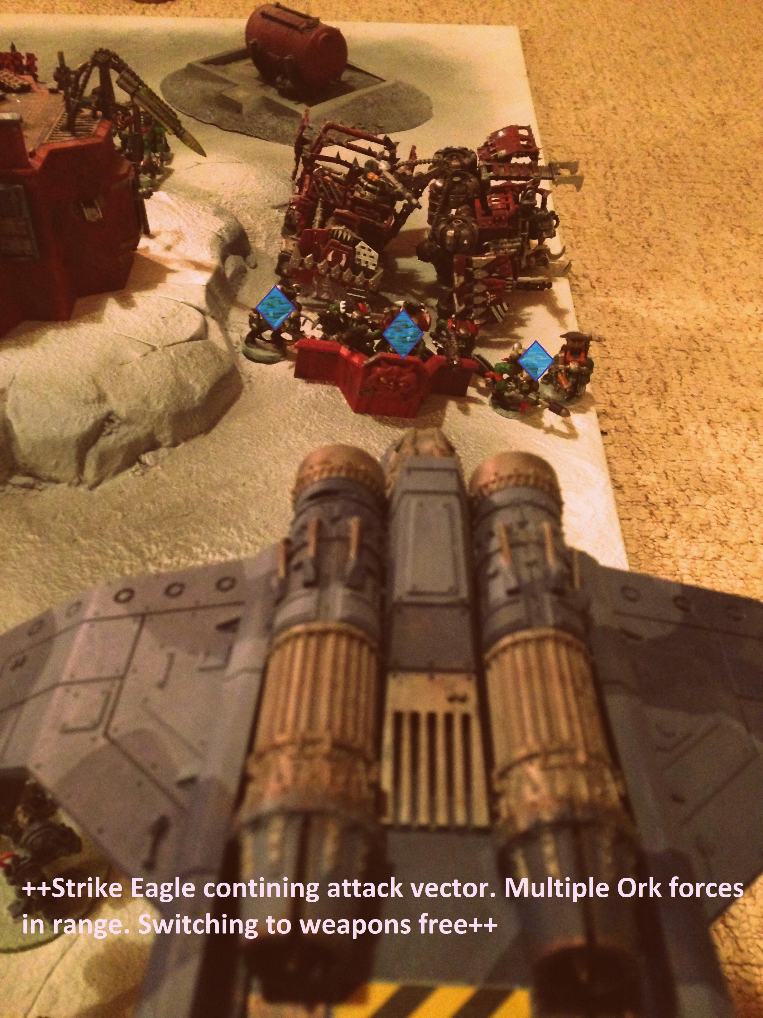 Battle Repot Image, Imperial Guard, Orks